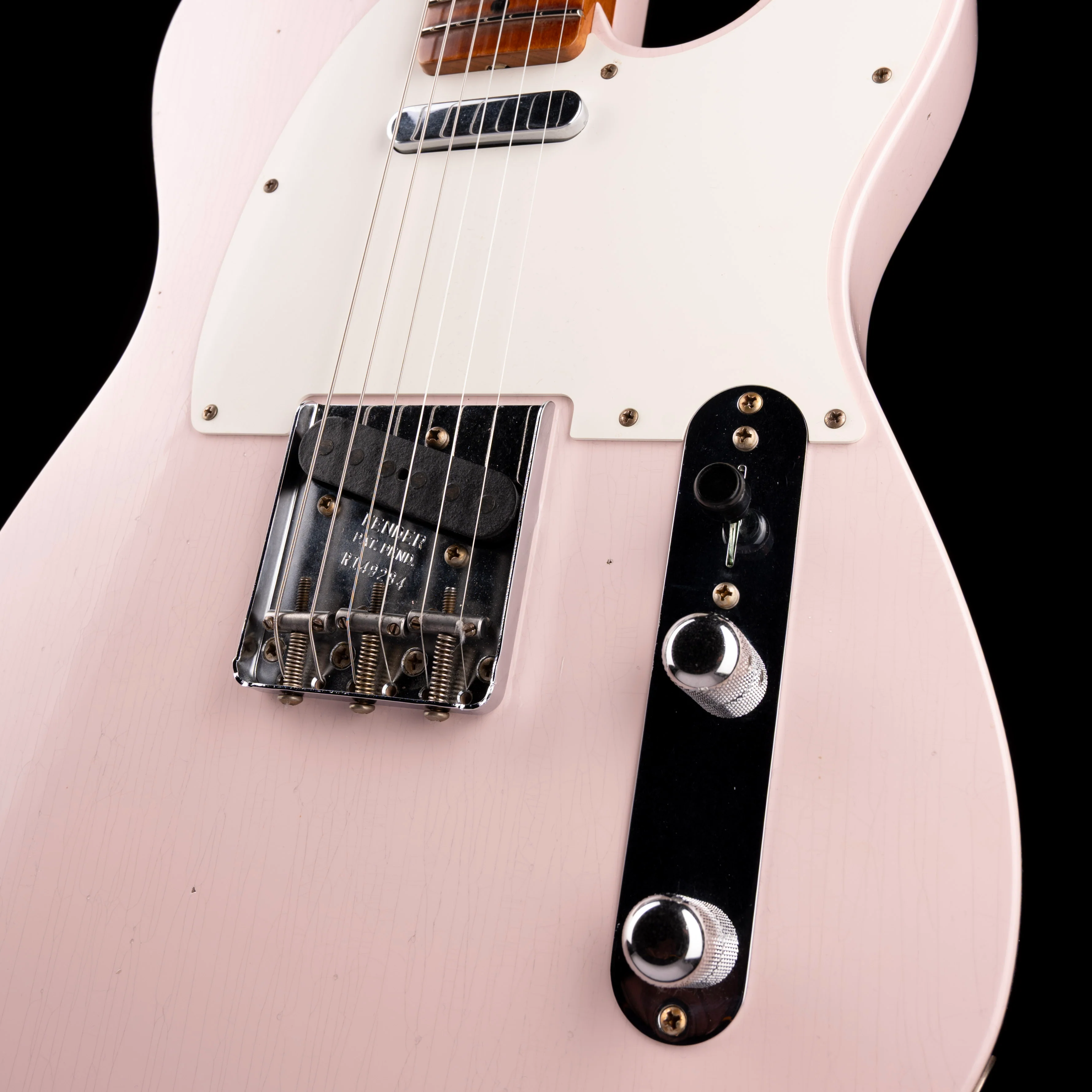 Fender Custom Shop 1958 Telecaster Journeyman Relic Faded Shell Pink - Image 5