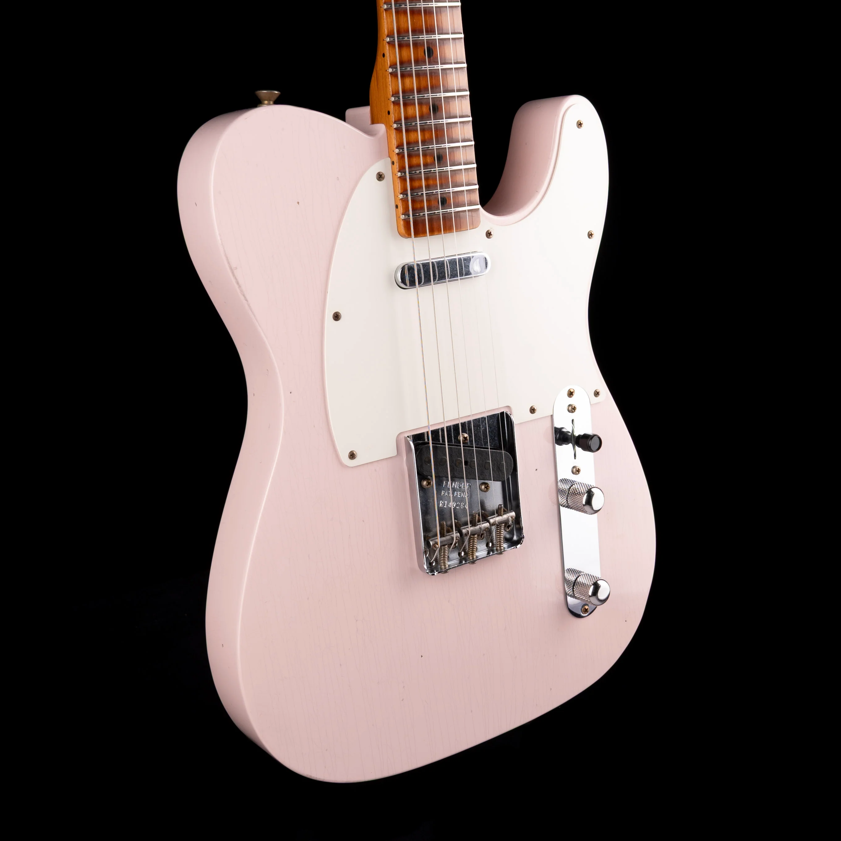 Fender Custom Shop 1958 Telecaster Journeyman Relic Faded Shell Pink - Image 6