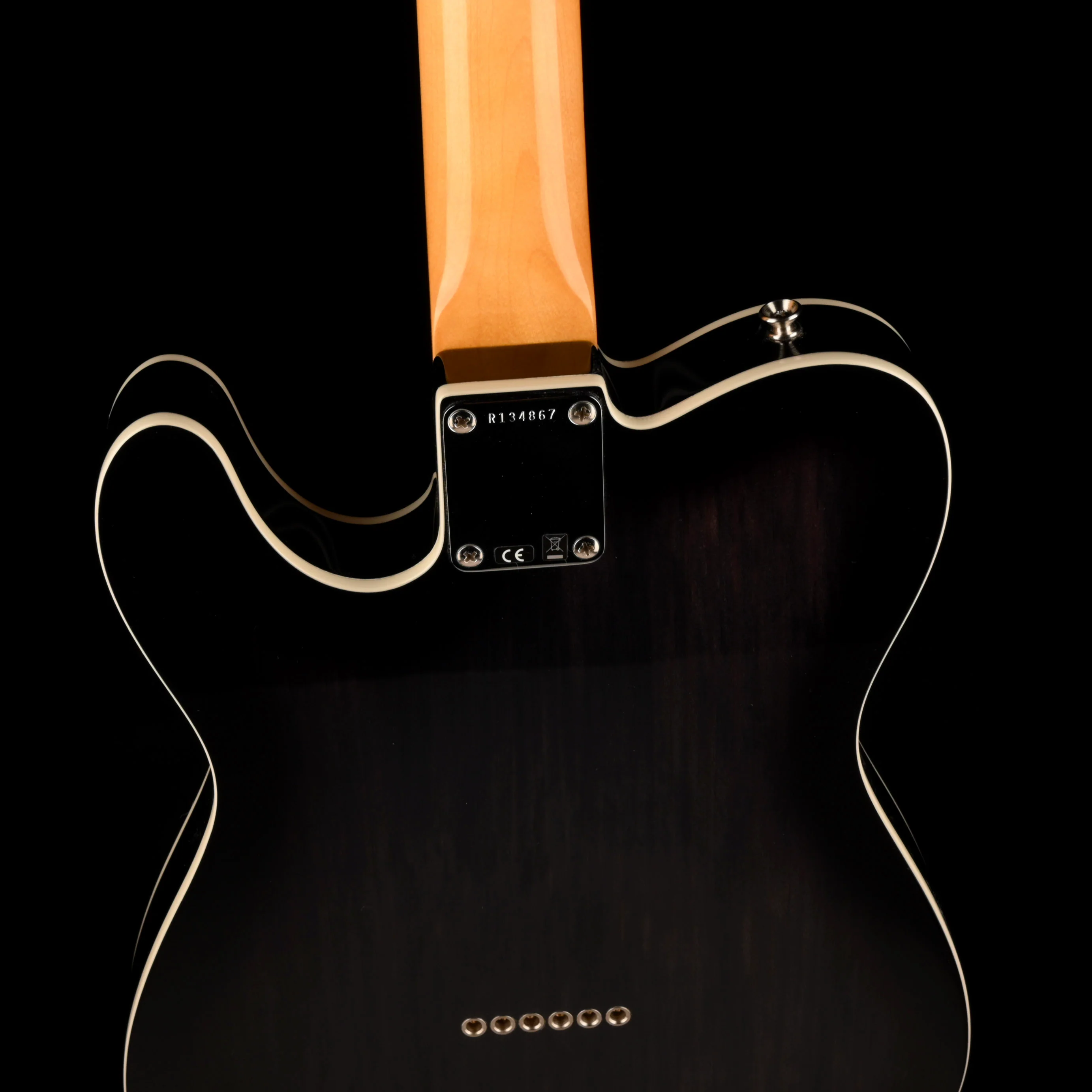 Fender Custom Shop 1960 Telecaster Custom Flametop NOS Ebony Transparent With Case - Image 11