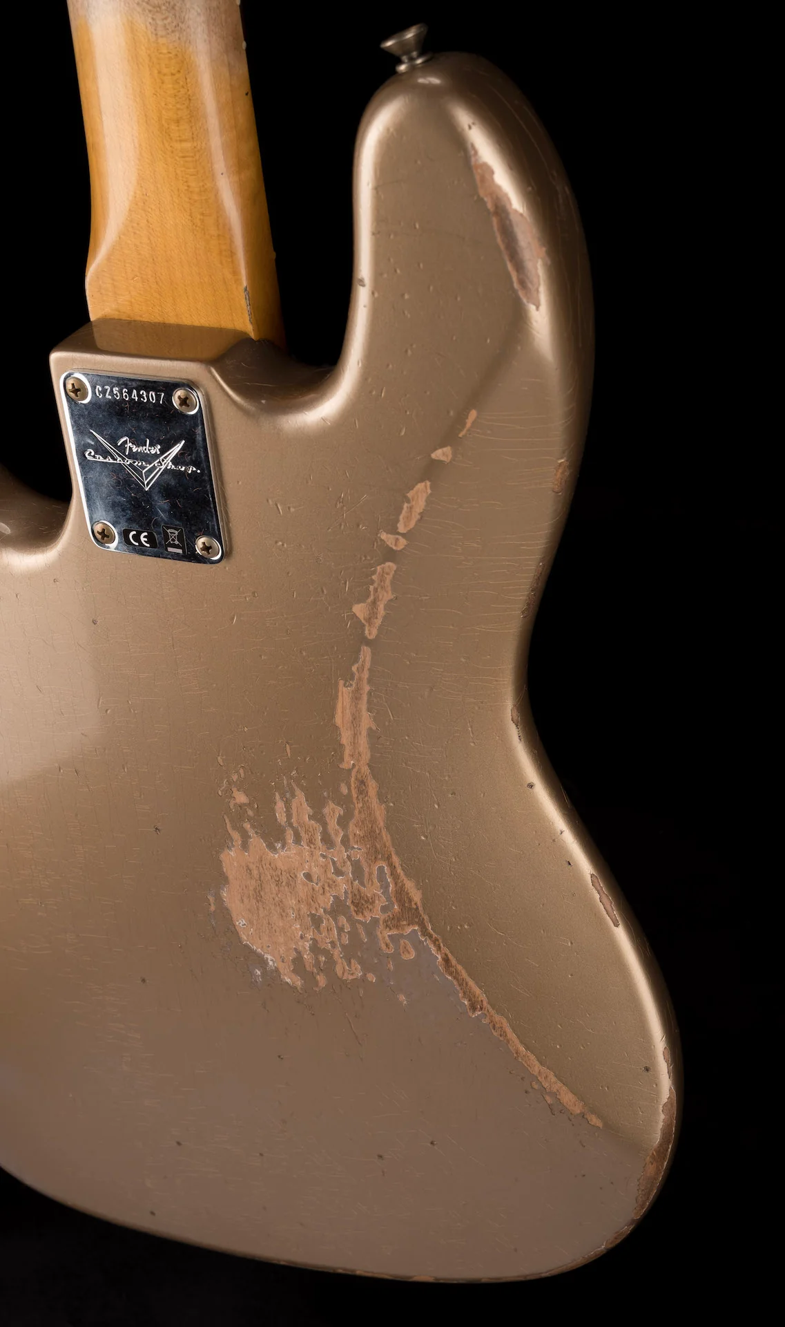 Fender Custom Shop 1961 Jazz Bass Heavy Relic Aged Shoreline Gold - Image 20