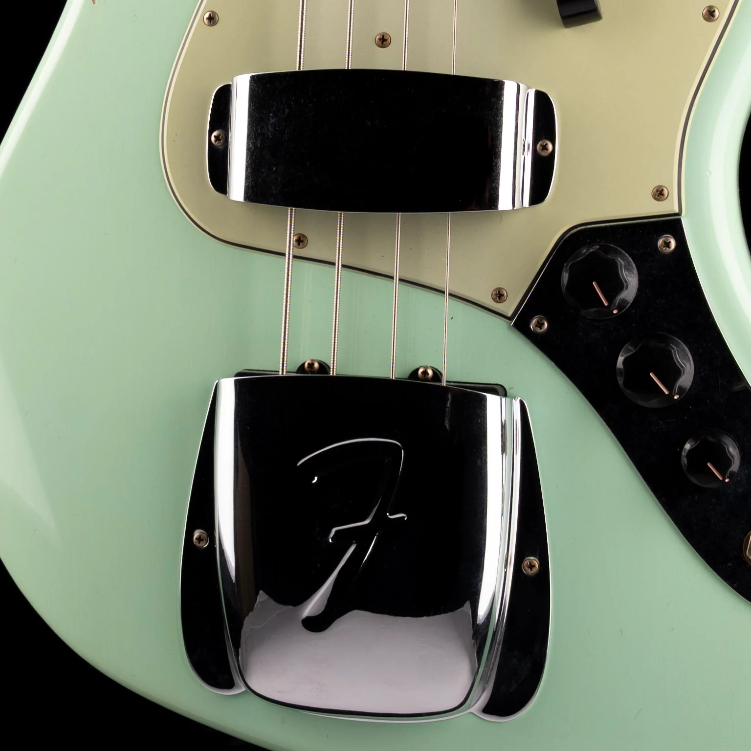 Fender Custom Shop 1962 Jazz Bass Journeyman Relic Aged Surf Green - Image 4