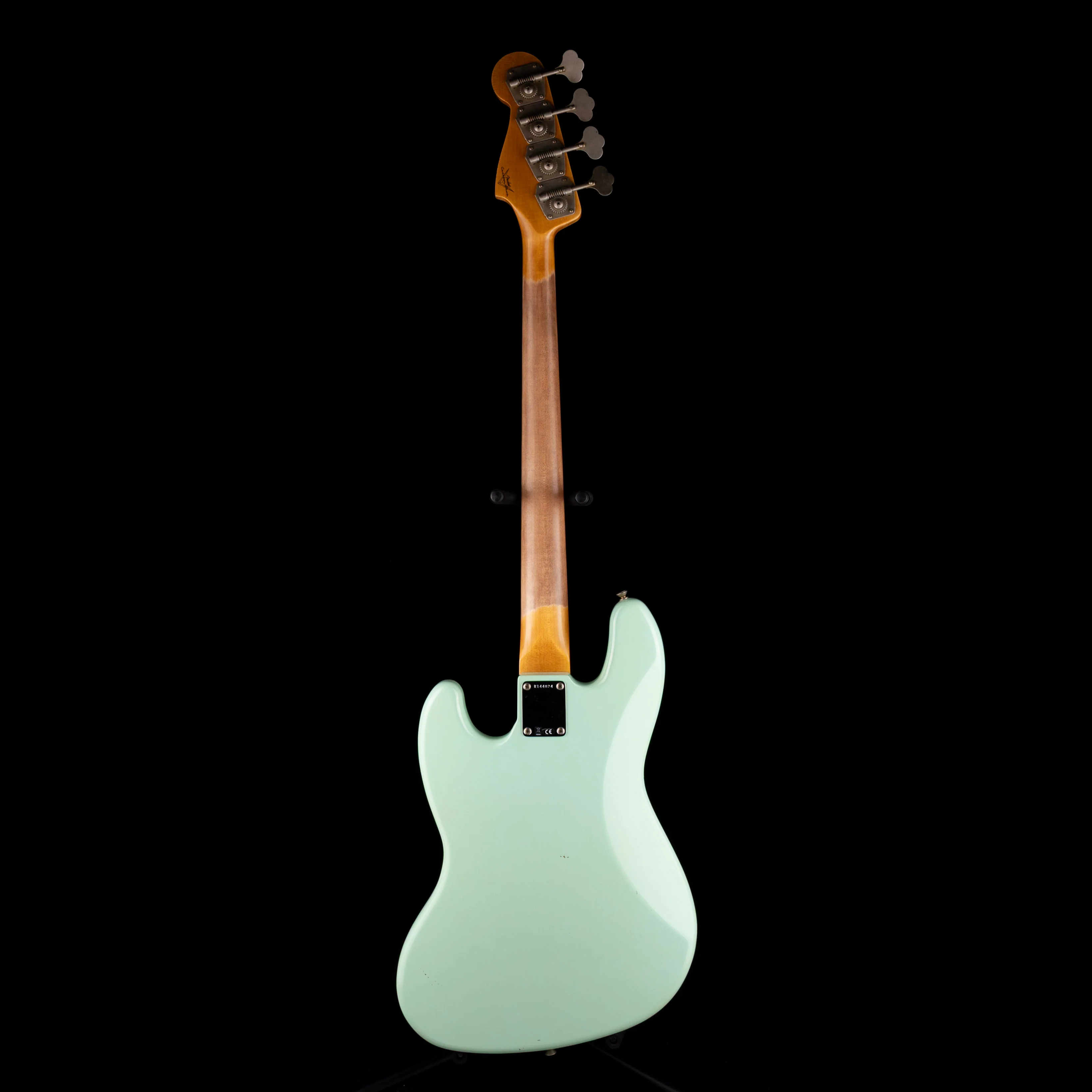 Fender Custom Shop 1962 Jazz Bass Journeyman Relic Aged Surf Green - Image 9