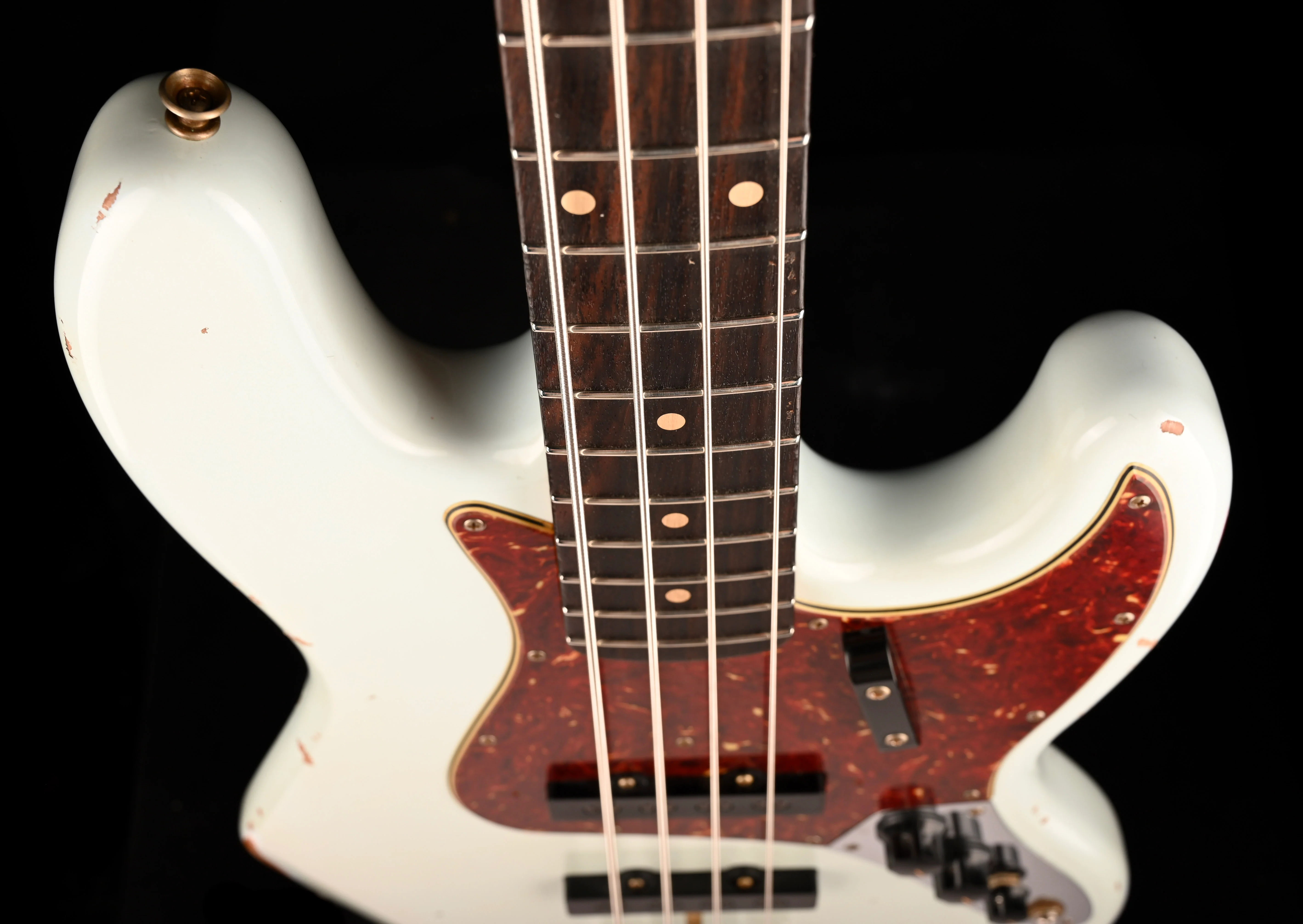 Fender Custom Shop 1963 Jazz Bass Relic Faded Aged Sonic Blue - Image 10