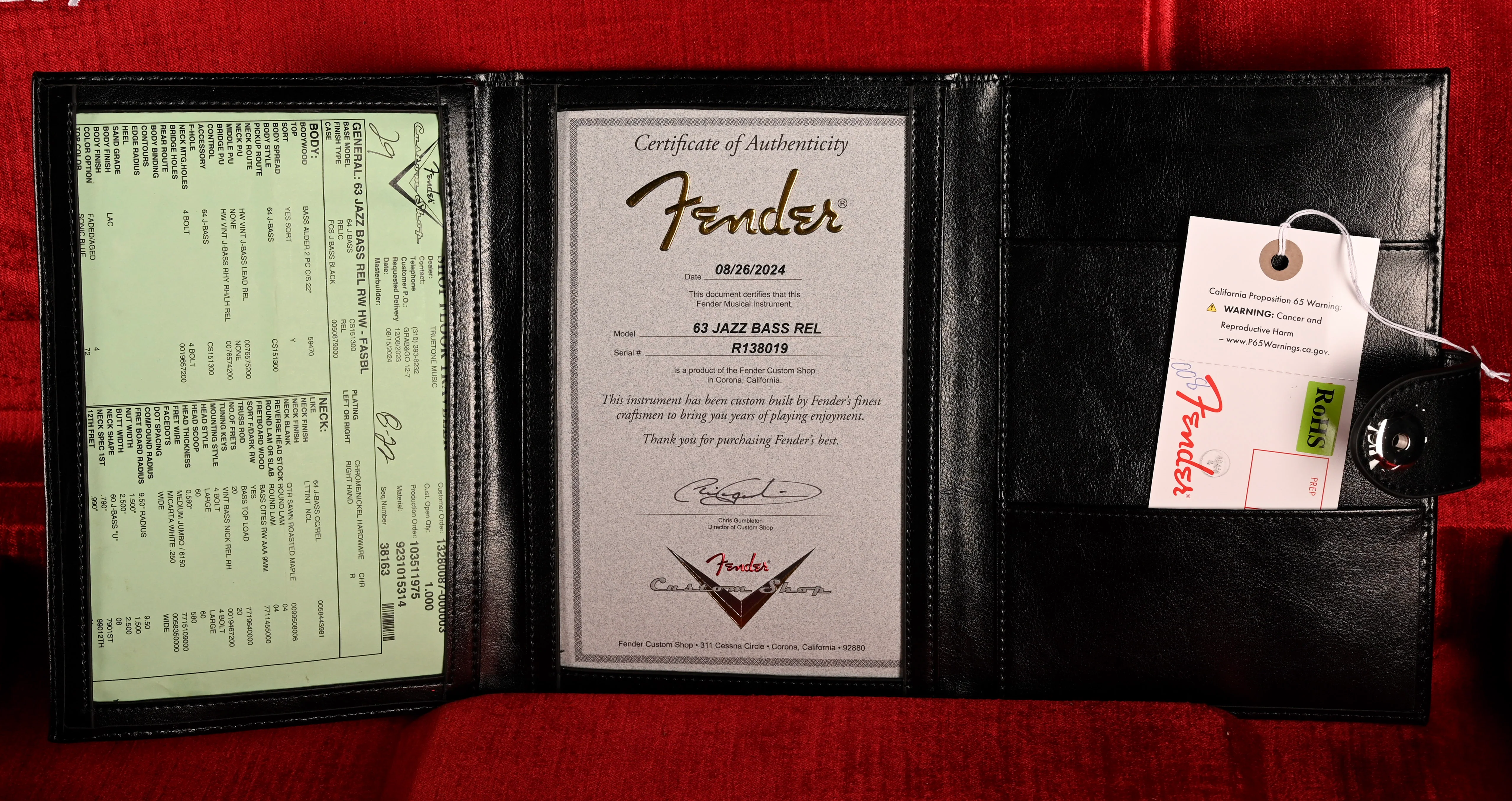 Fender Custom Shop 1963 Jazz Bass Relic Faded Aged Sonic Blue - Image 21