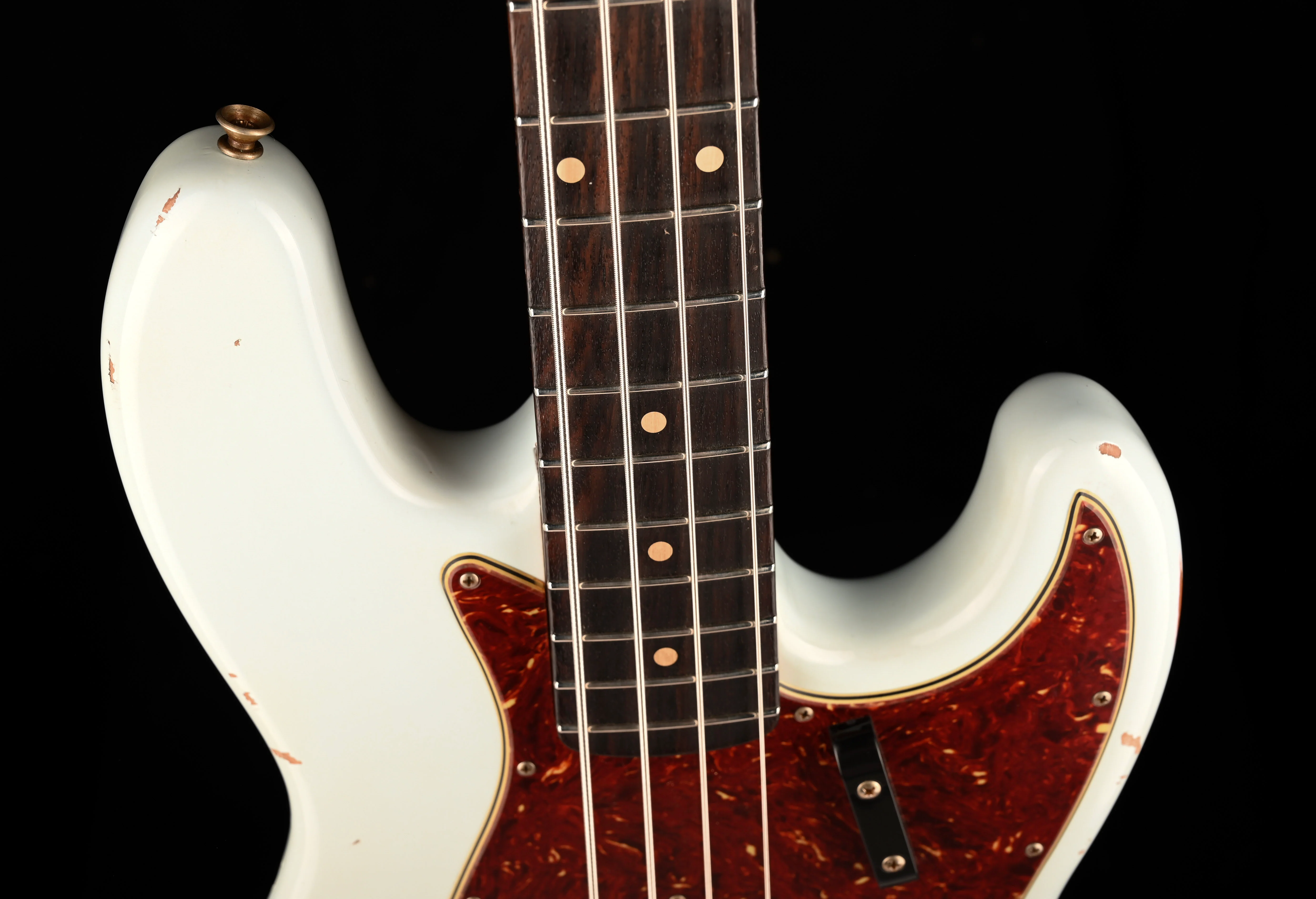Fender Custom Shop 1963 Jazz Bass Relic Faded Aged Sonic Blue - Image 3