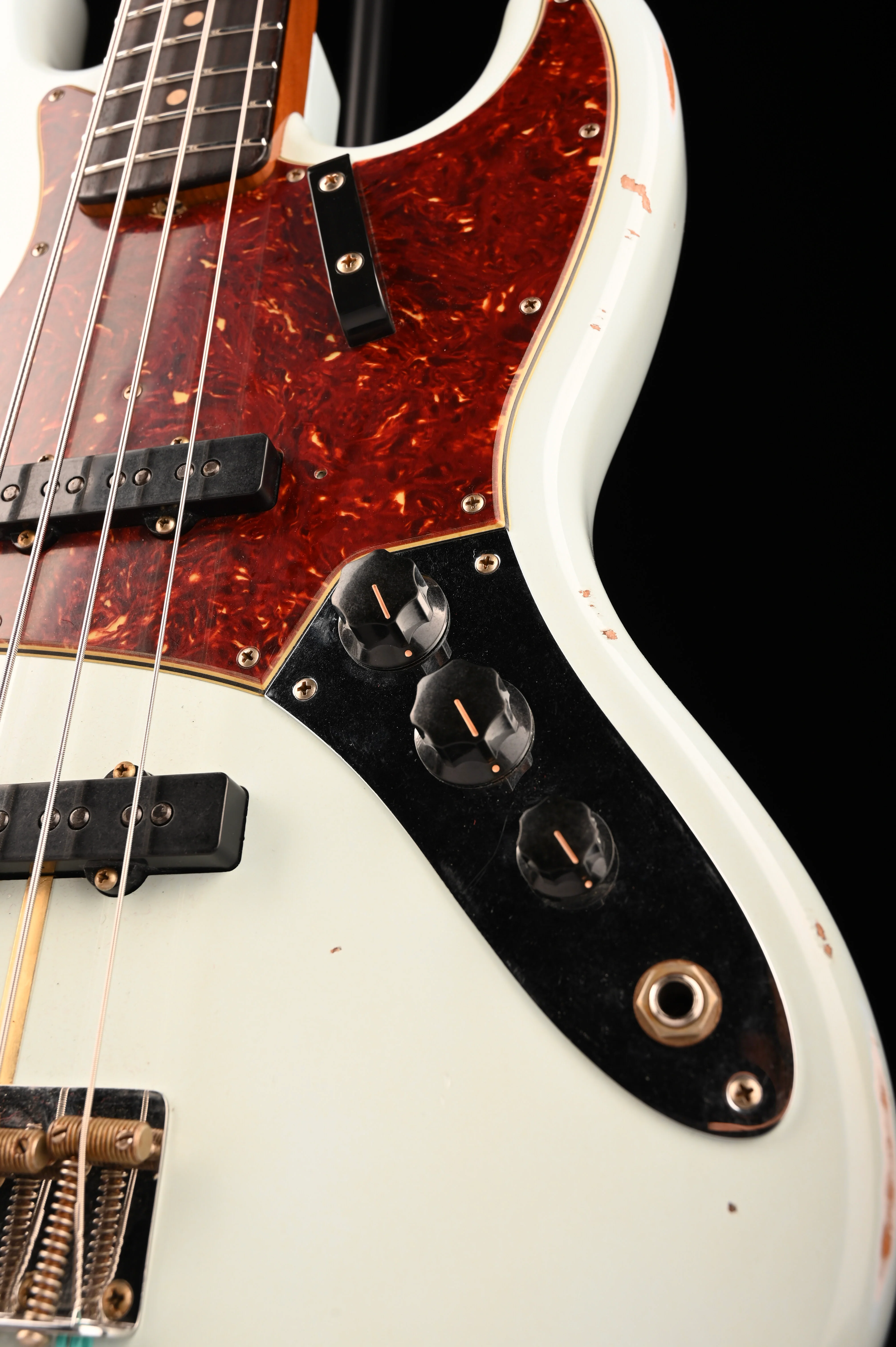 Fender Custom Shop 1963 Jazz Bass Relic Faded Aged Sonic Blue - Image 8