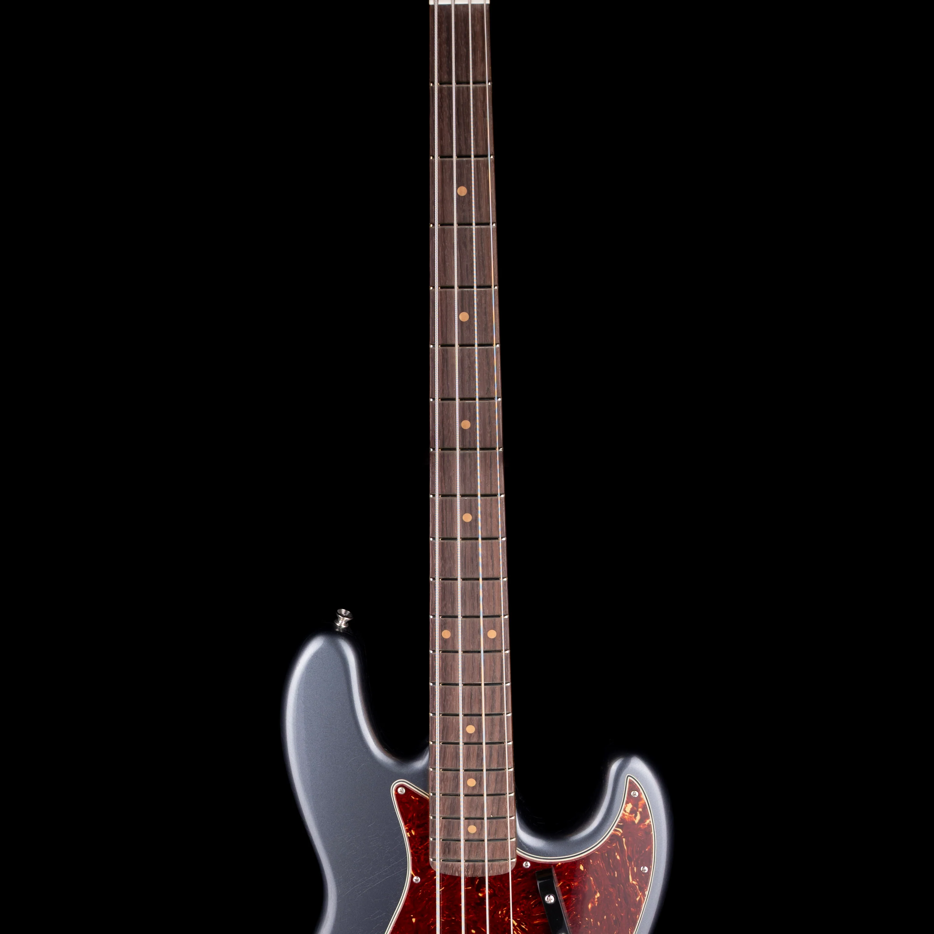Fender Custom Shop 1964 Jazz Bass Closet Classic Charcoal Frost Metallic With Case - Image 7