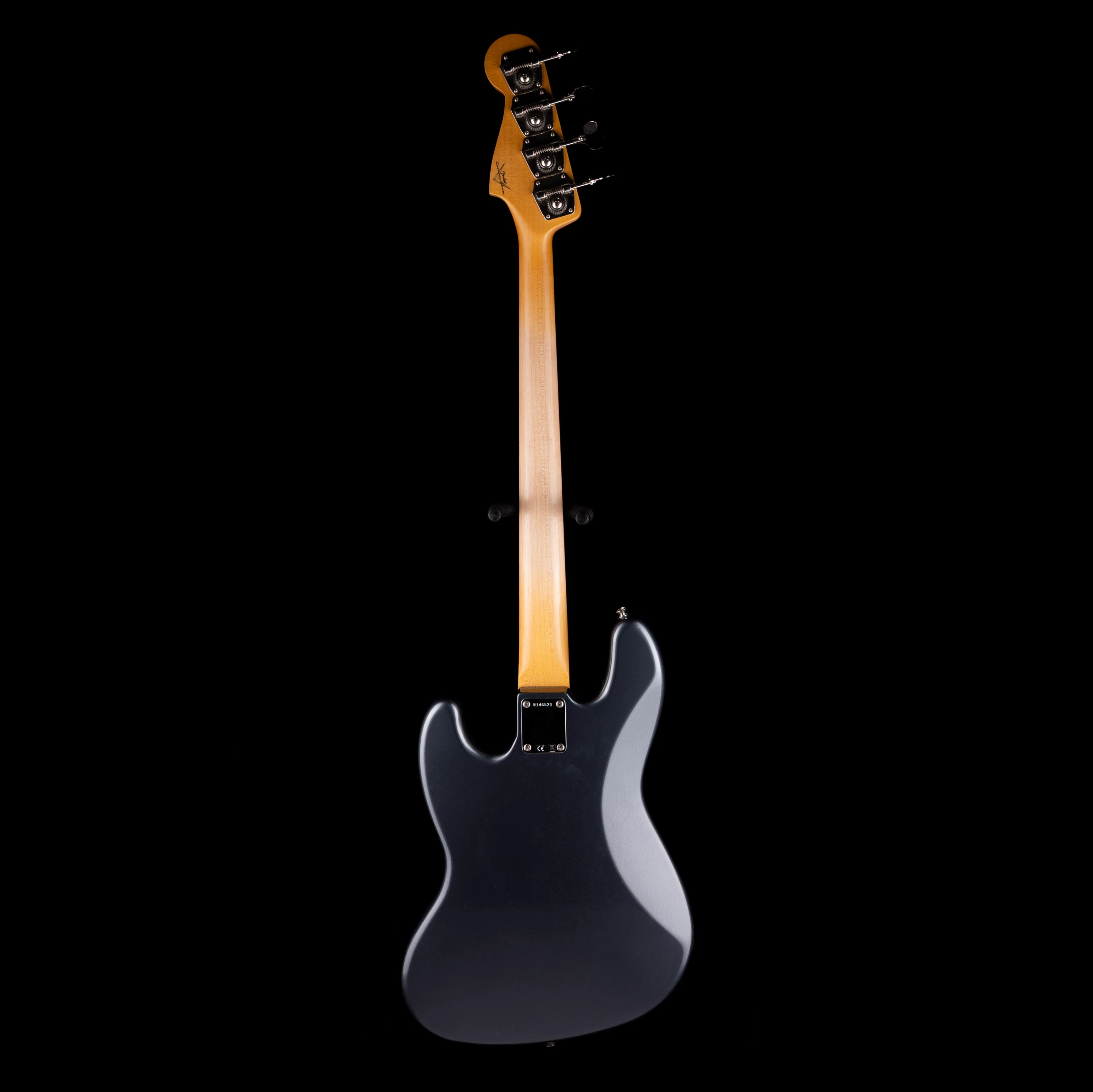 Fender Custom Shop 1964 Jazz Bass Closet Classic Charcoal Frost Metallic With Case - Image 9
