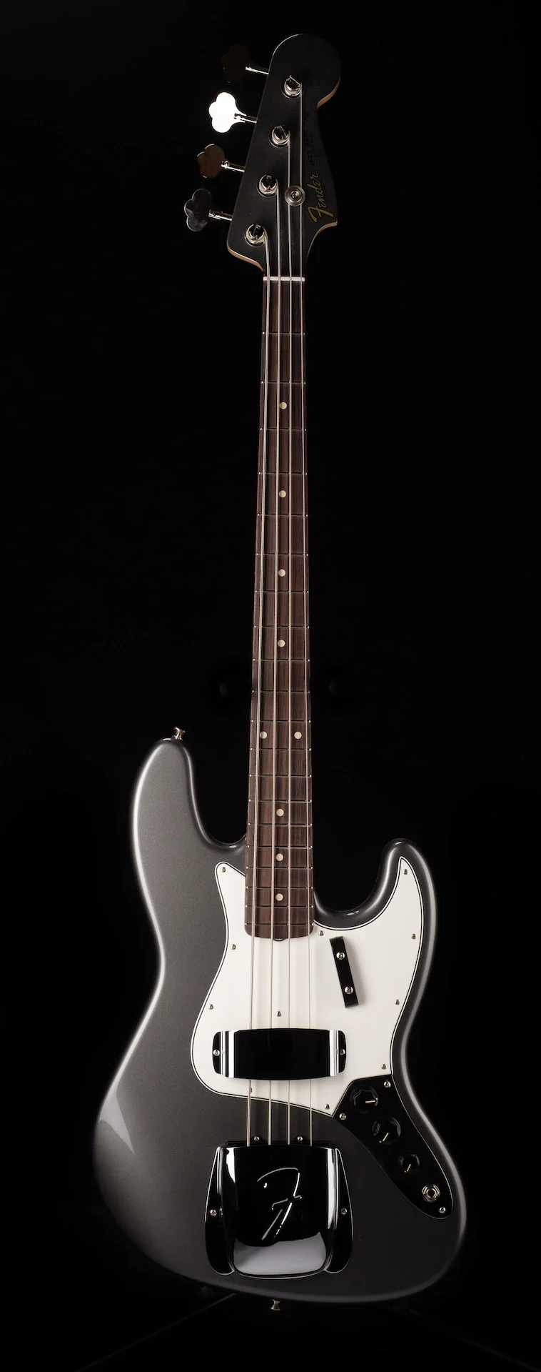 Fender Custom Shop 1964 Jazz Bass NOS Pewter With Matching Headstock - Image 2