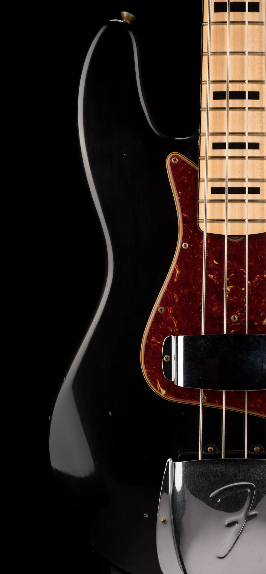 Fender Custom Shop 1968 Jazz Bass Journeyman Relic Aged Black With Case - Image 9
