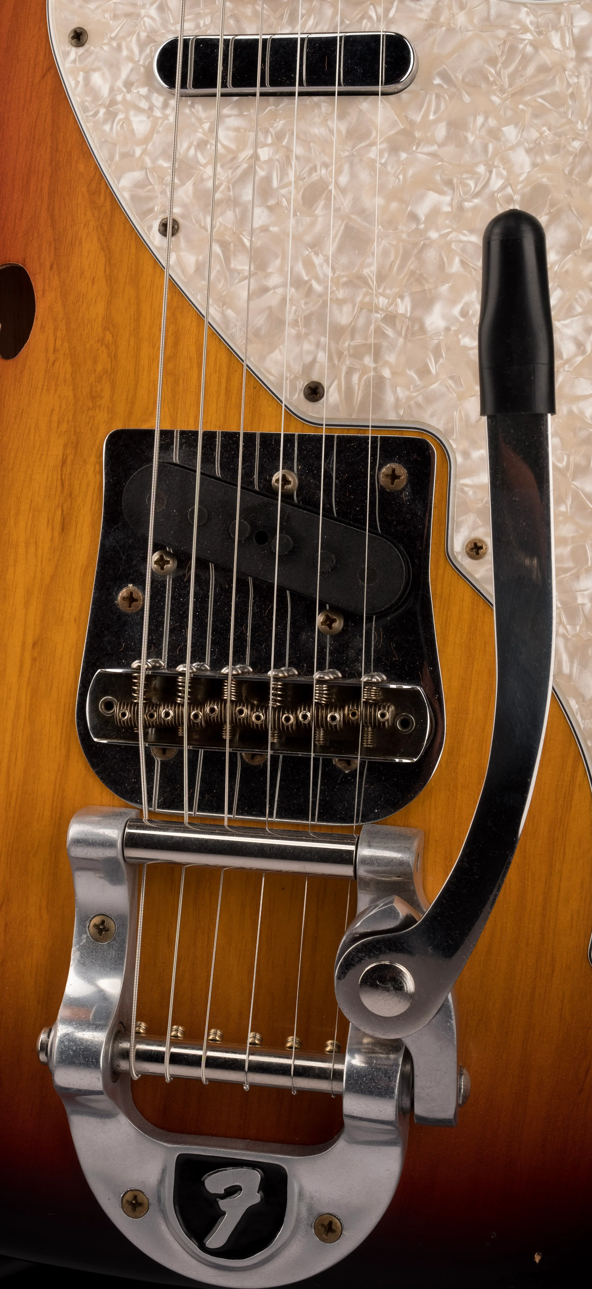 Fender Custom Shop 1968 Telecaster Thinline Journeyman Relic 3-Color Sunburst - Image 7