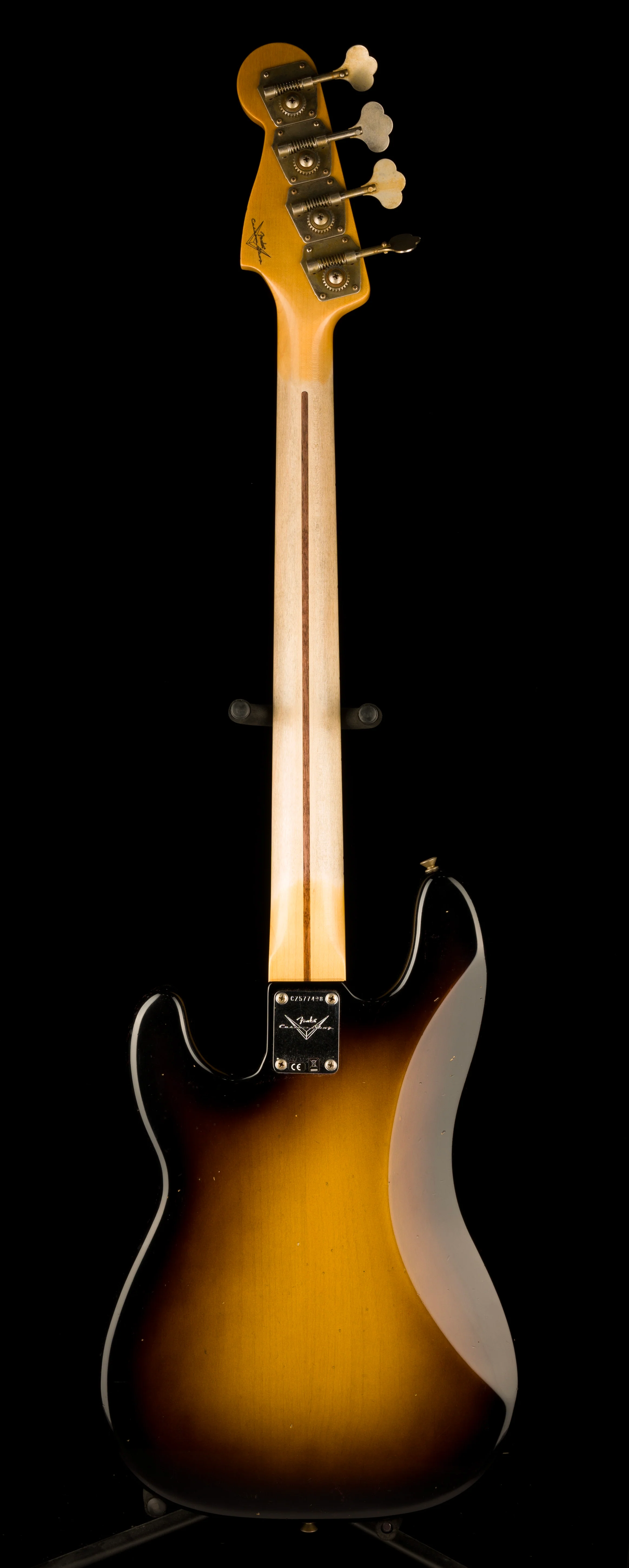Fender Custom Shop '57 Precision Bass Journeyman Relic Wide-Fade 2 Tone Sunburst - Image 12