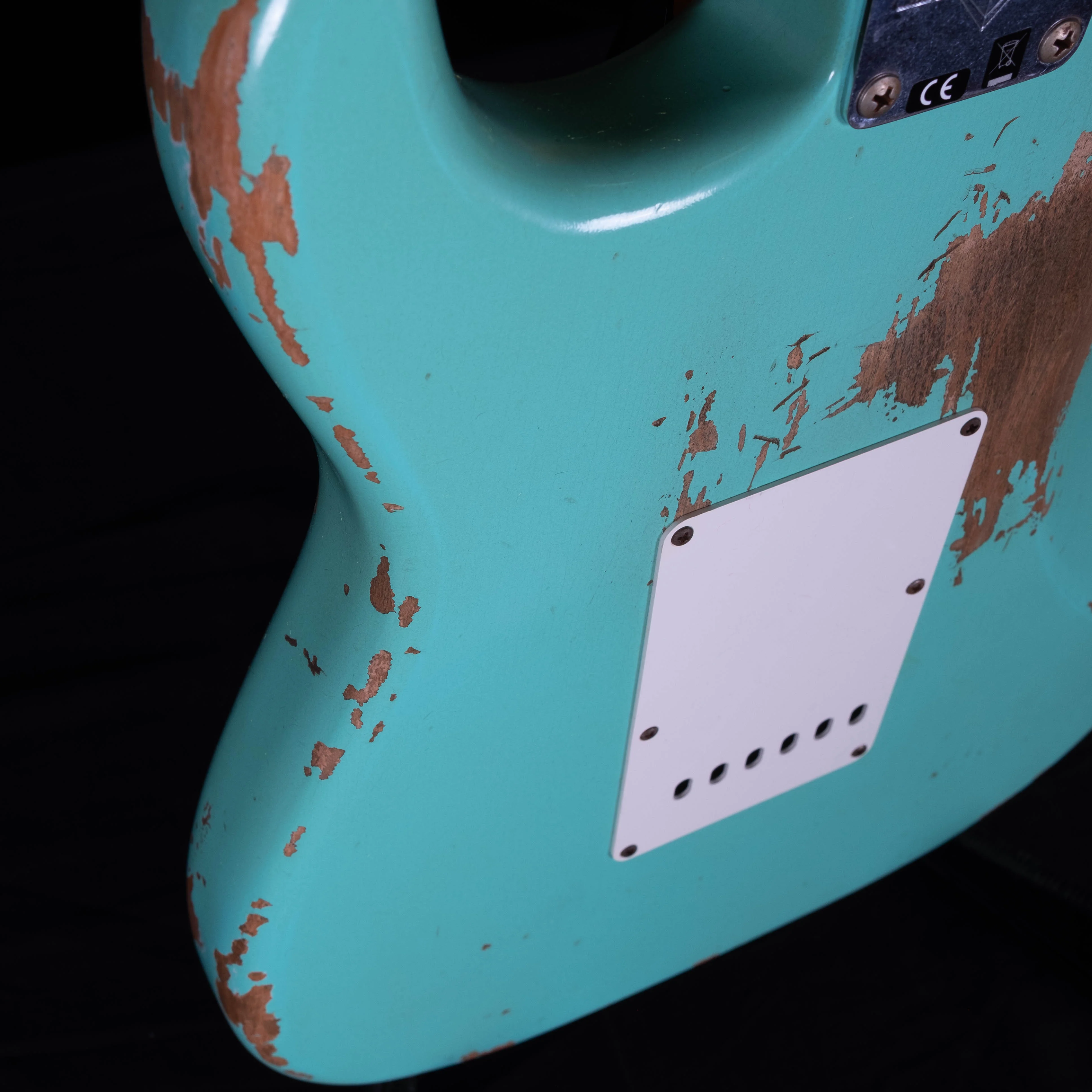 Fender Custom Shop '60 Stratocaster Heavy Relic Rosewood Board Faded Aged Foam Green - Image 11