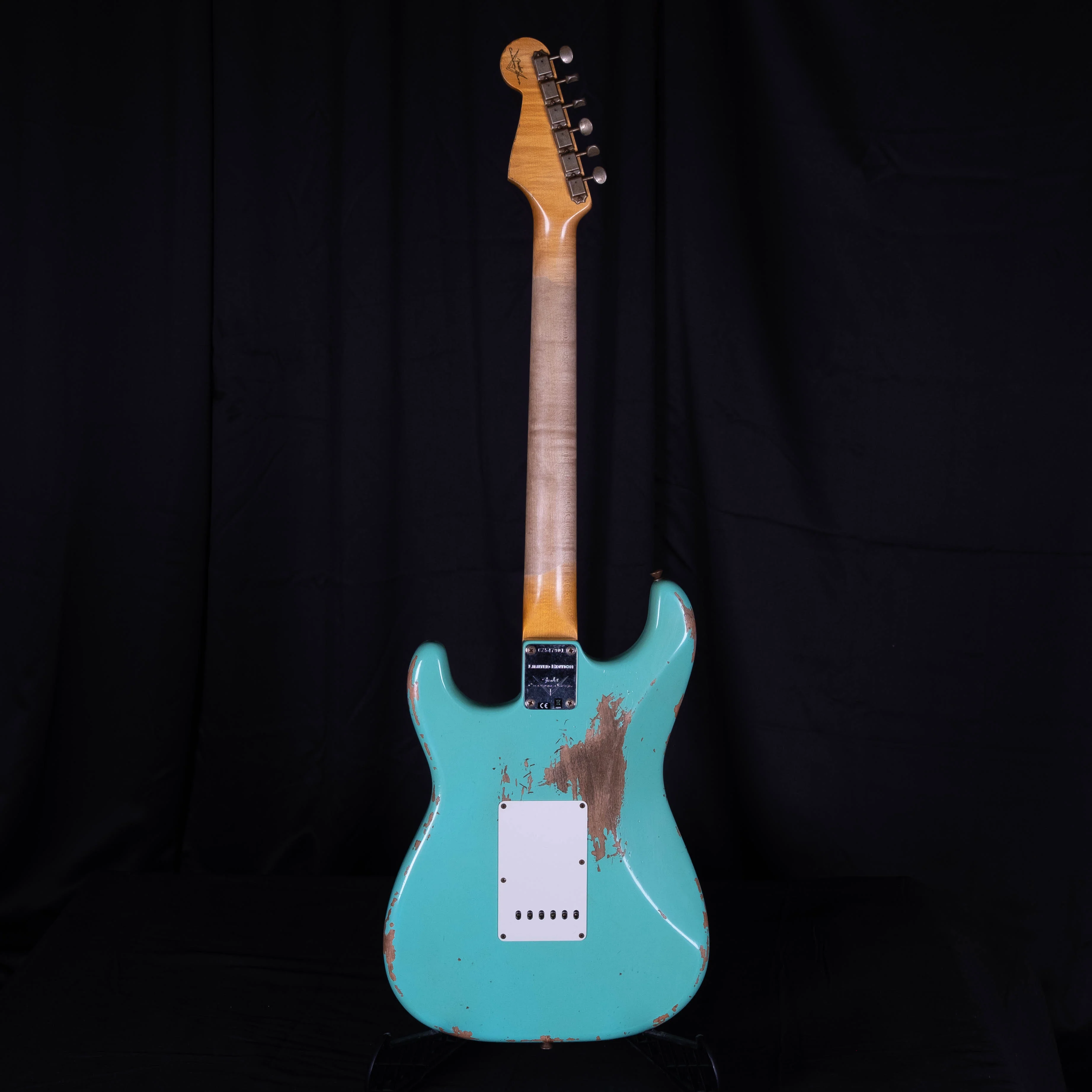 Fender Custom Shop '60 Stratocaster Heavy Relic Rosewood Board Faded Aged Foam Green - Image 8