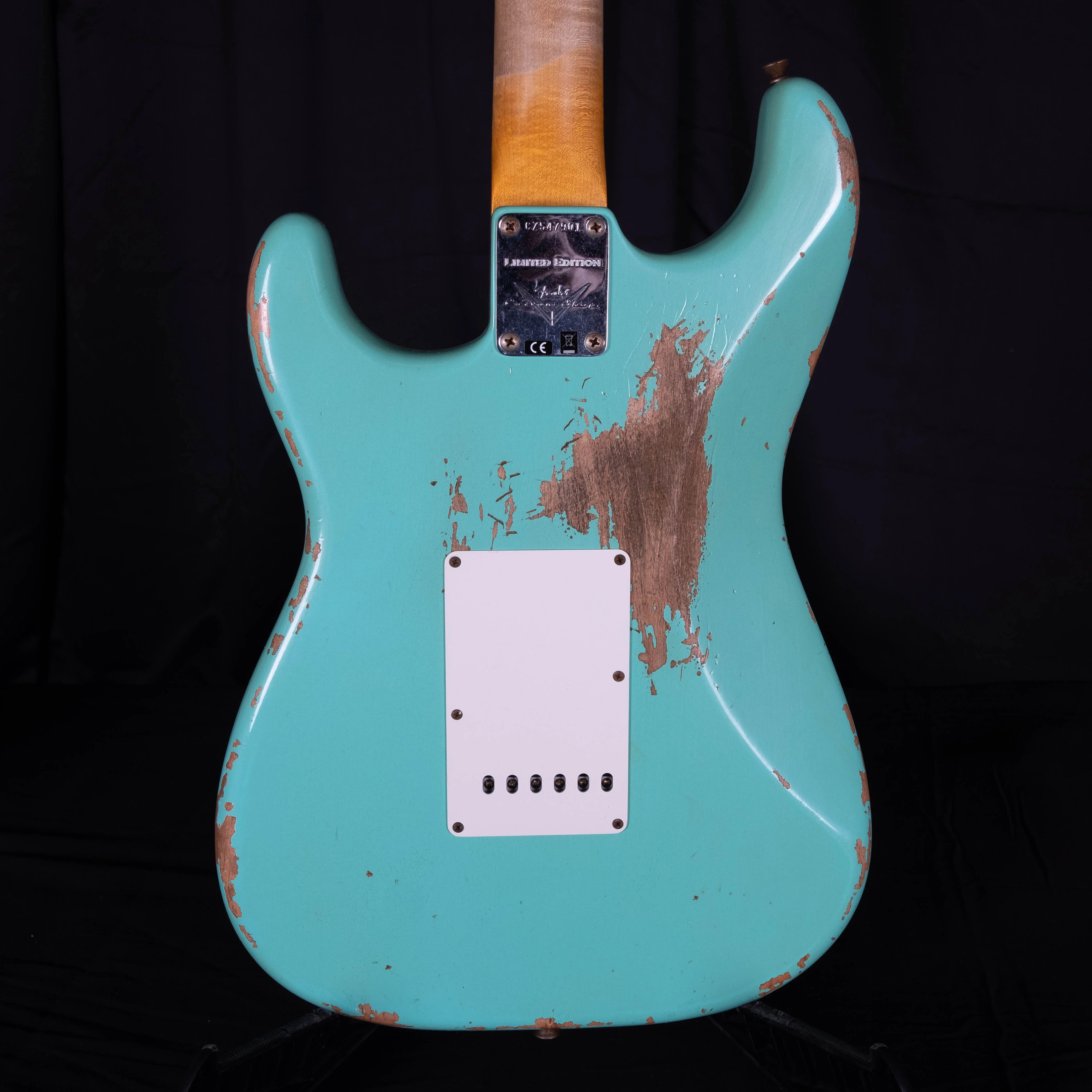 Fender Custom Shop '60 Stratocaster Heavy Relic Rosewood Board Faded Aged Foam Green - Image 9