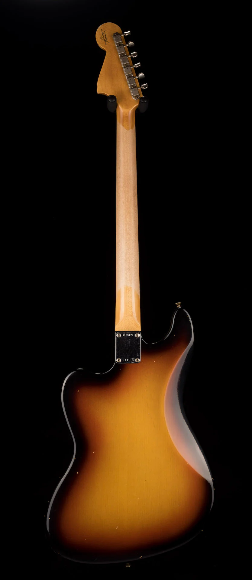 Fender Custom Shop 60's Bass VI Journeyman Relic Wide Fade 3-Tone Sunburst With Case - Image 13
