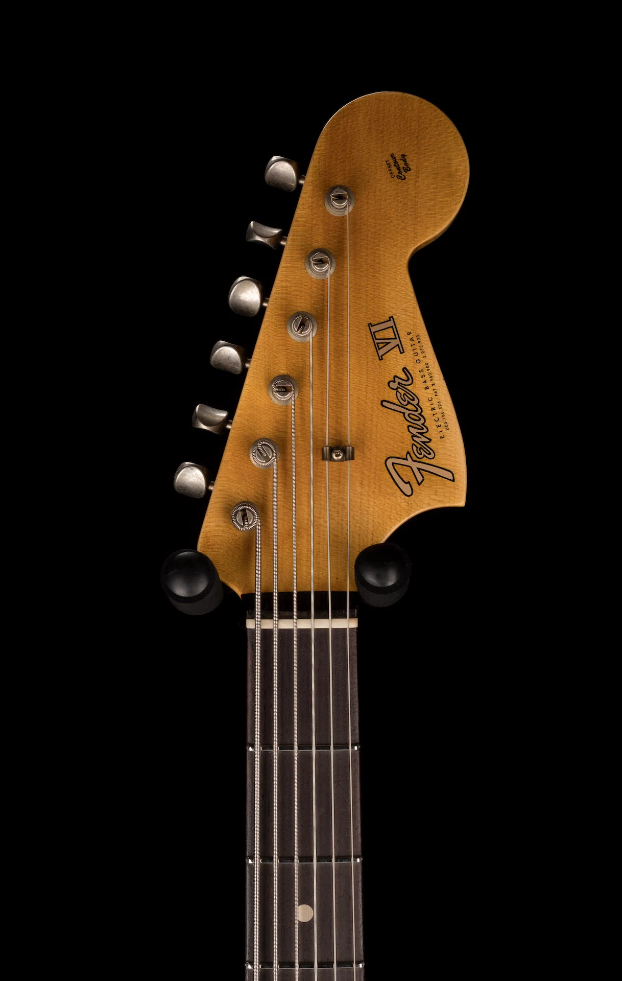 Fender Custom Shop 60's Bass VI Journeyman Relic Wide Fade 3-Tone Sunburst With Case - Image 16