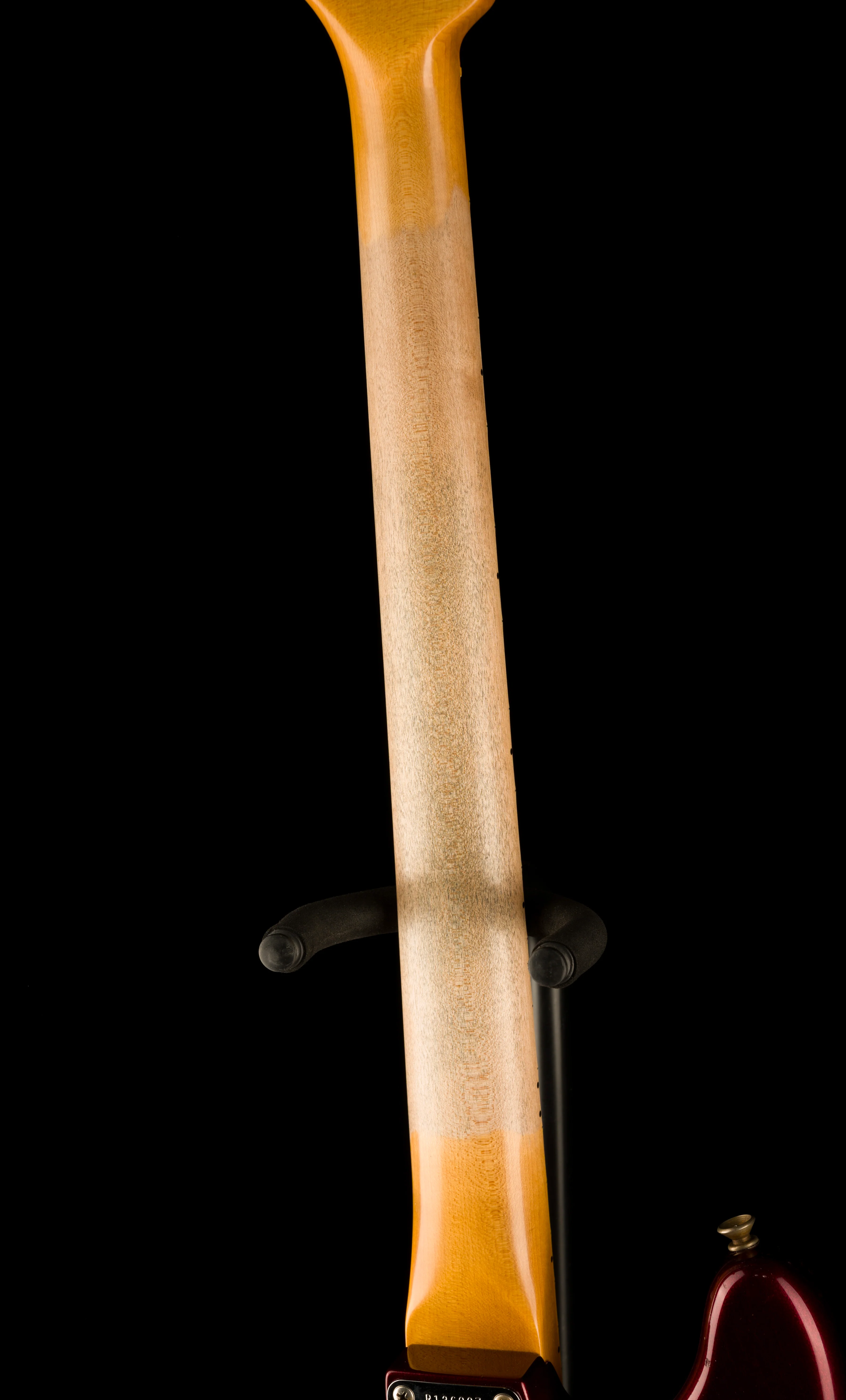 Fender Custom Shop 60's Bass VI Maple Journeyman Relic Oxblood - Image 15