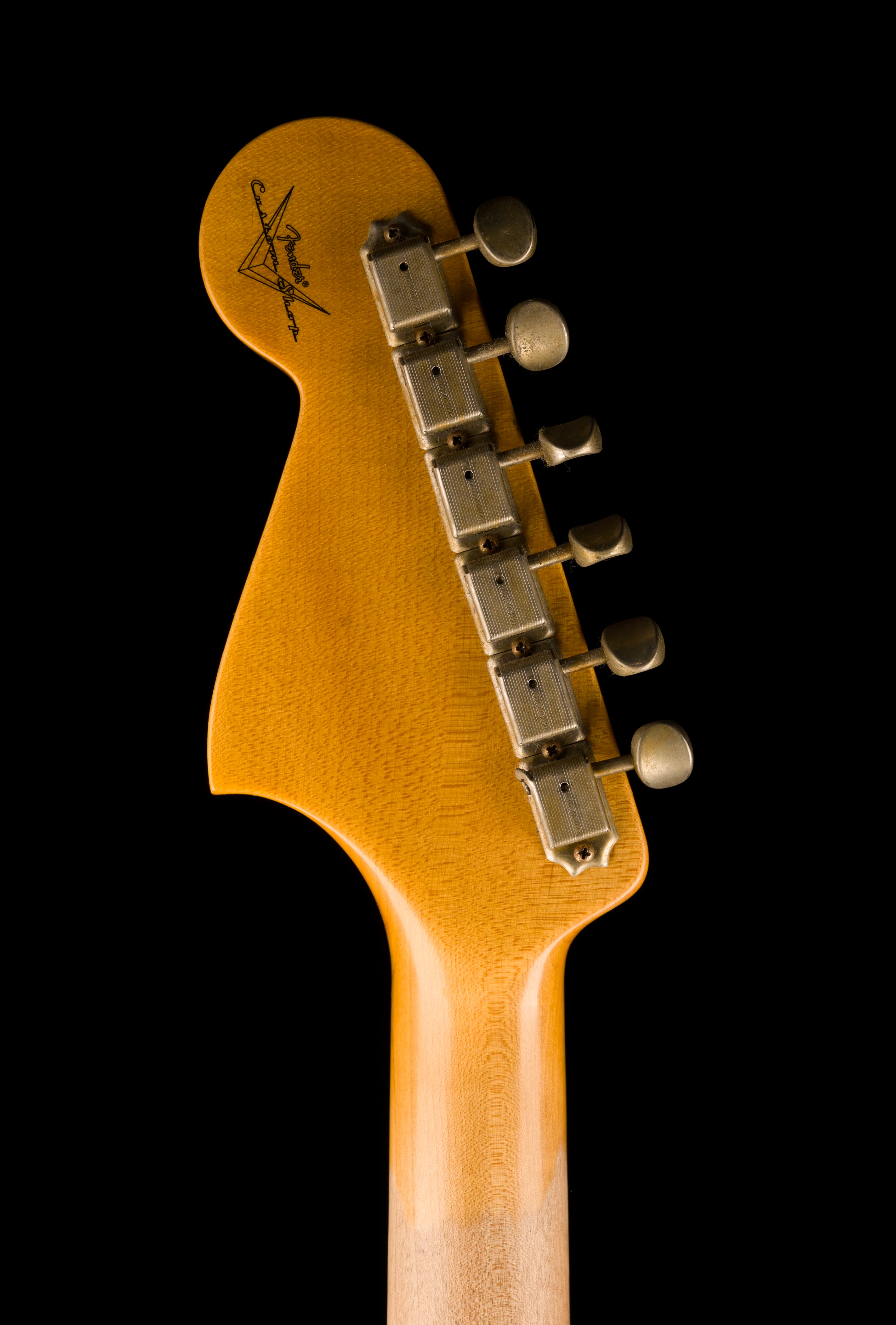 Fender Custom Shop 60's Bass VI Maple Journeyman Relic Oxblood - Image 17