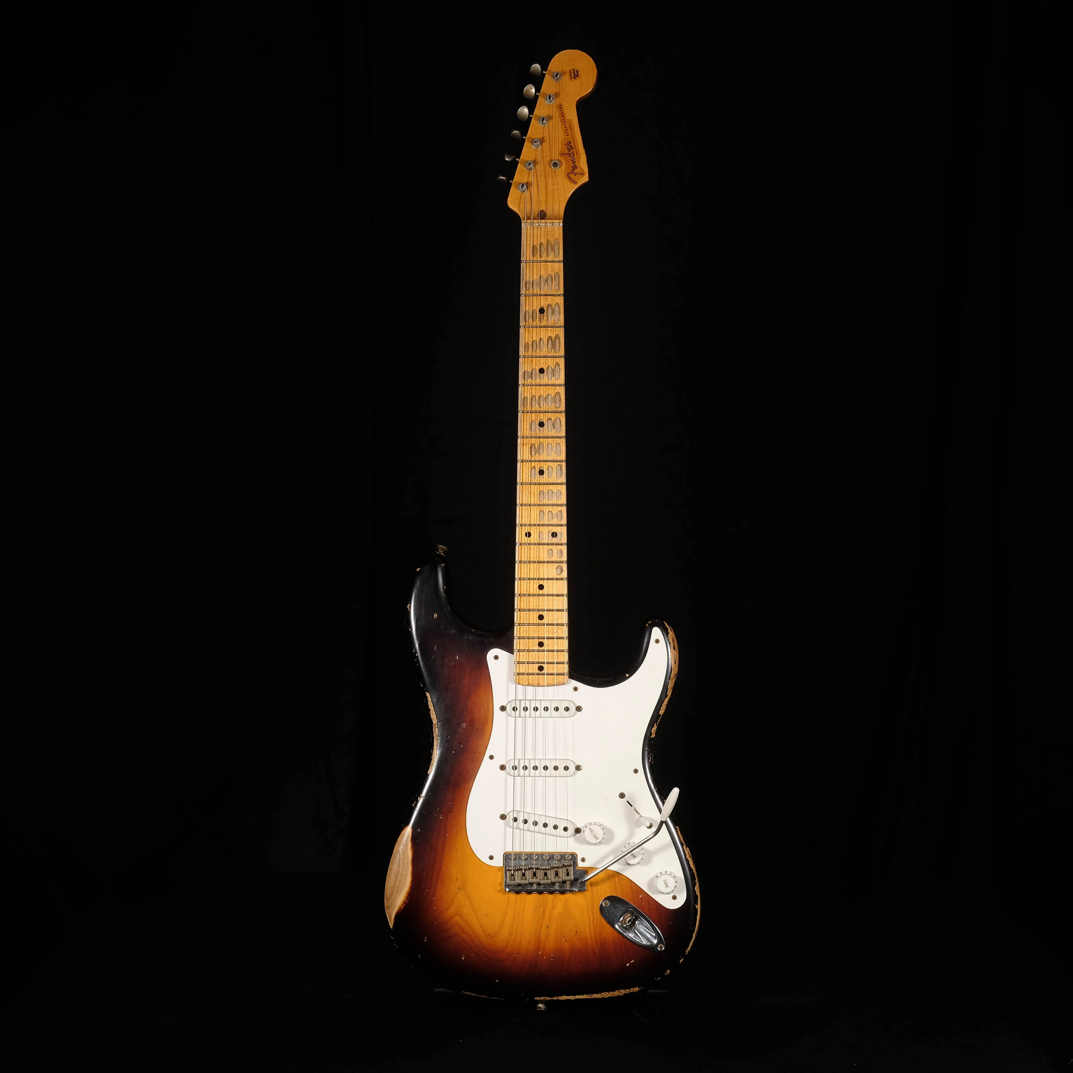 Fender Custom Shop 60th Anniversary '54 Heavy Relic Stratocaster Sunburst - Image 2