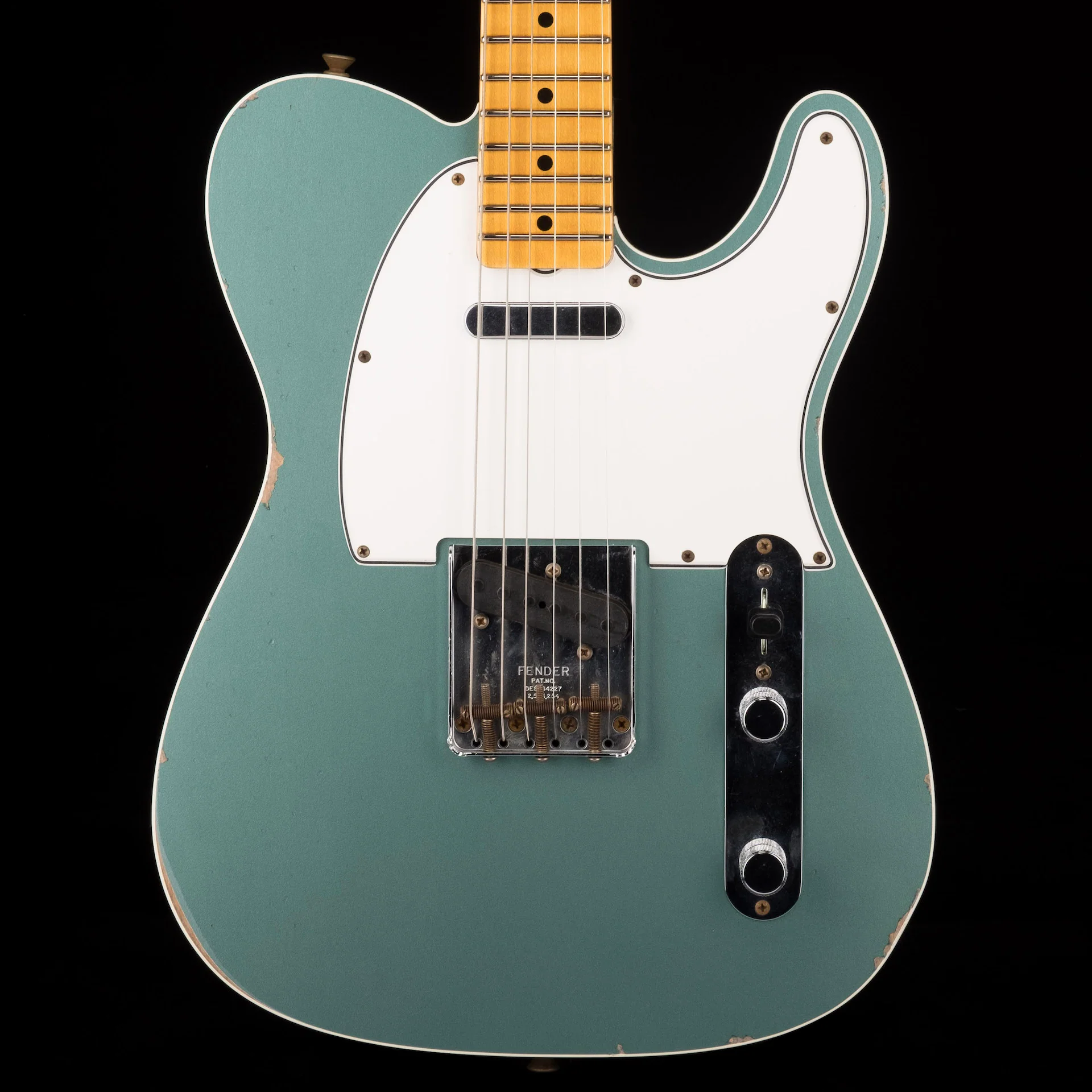 Fender Custom Shop 1965 Telecaster Custom Relic Faded Aged Sherwood Green Metallic