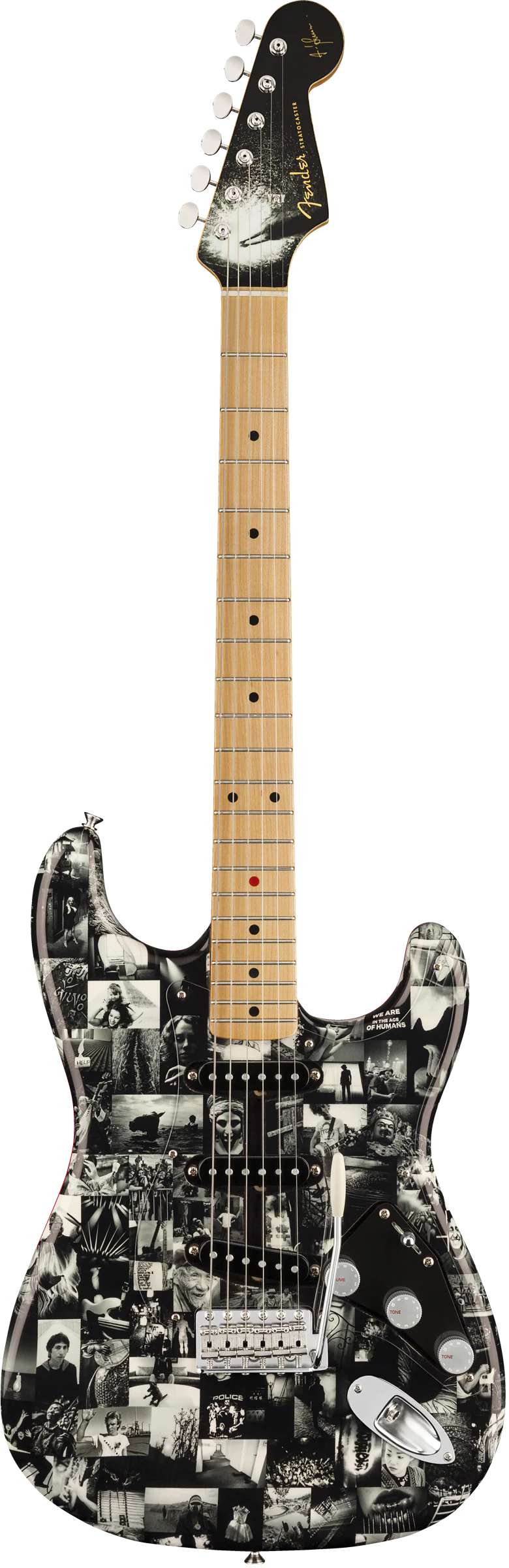 Fender Custom Shop Andy Summers Monochrome Strat With Case PRE ORDER - Image 4