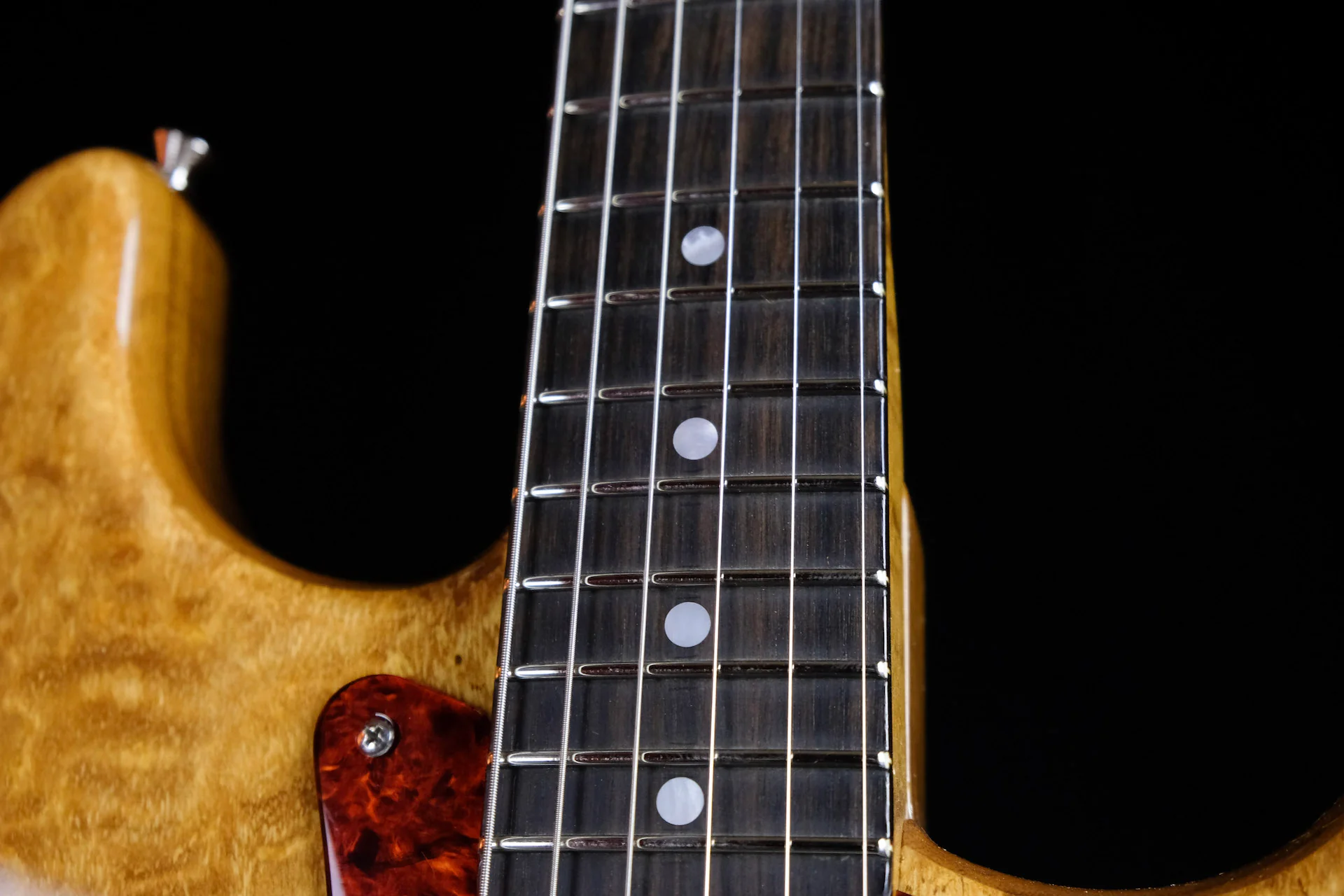Fender Custom Shop Artisan Thinline Stratocaster Roasted Ash Body Spalted Maple Top Aged Natural - Image 6