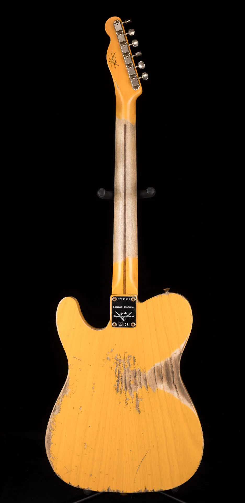 Fender Custom Shop Cunife Blackguard Telecaster W/ Bigsby Heavy Relic Aged Butterscotch Blonde - Image 14