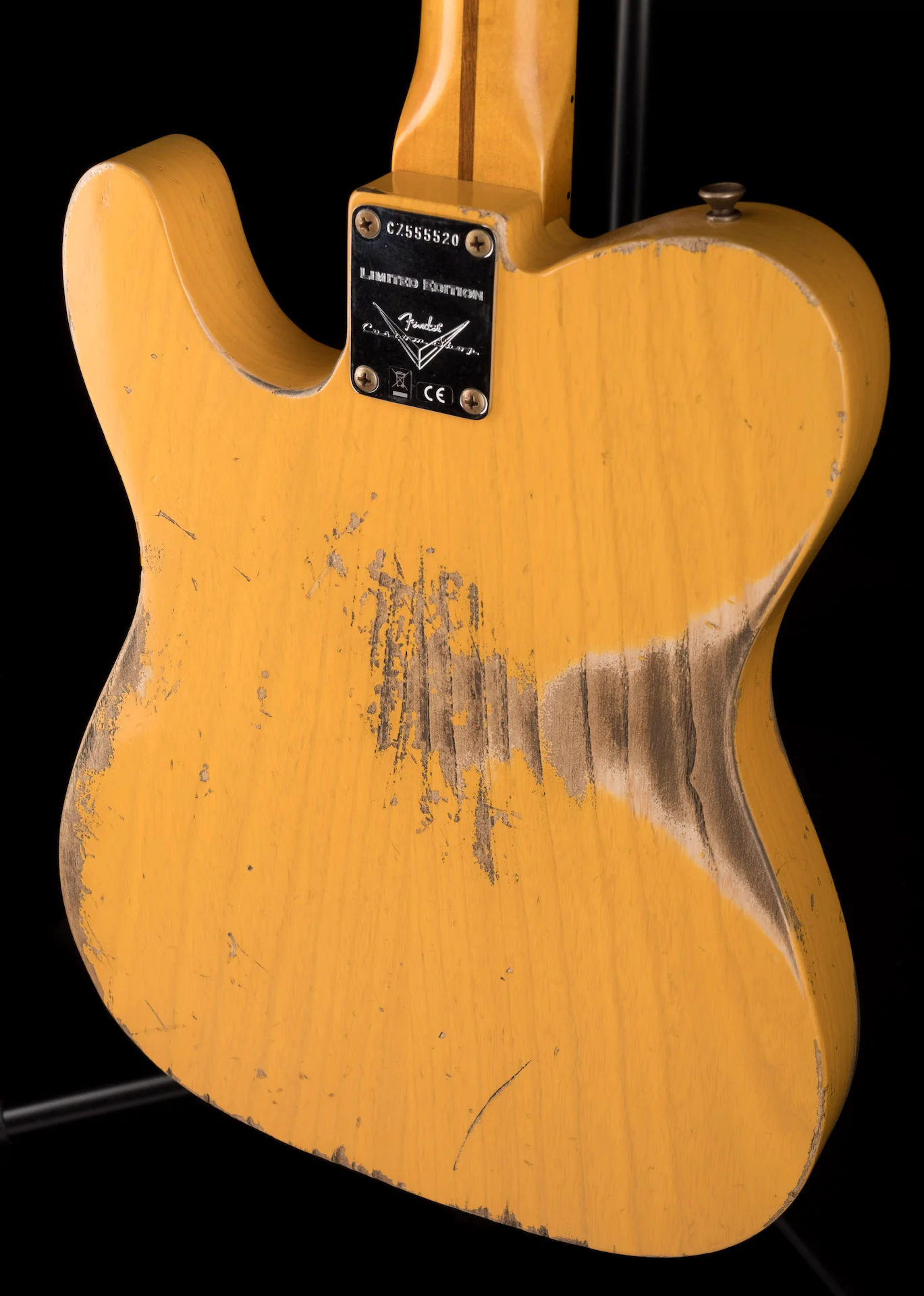 Fender Custom Shop Cunife Blackguard Telecaster W/ Bigsby Heavy Relic Aged Butterscotch Blonde - Image 16