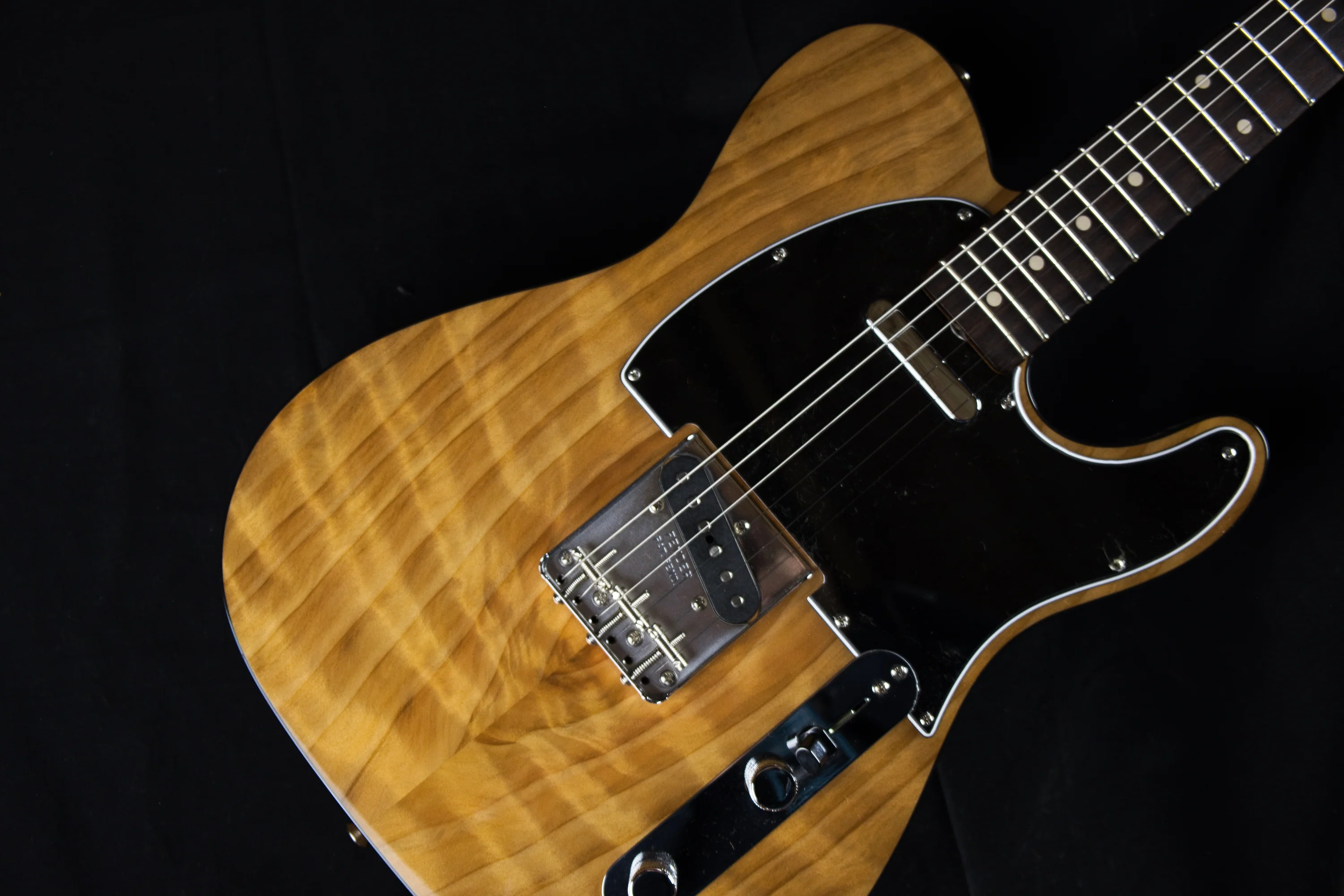 Fender Custom Shop Exclusive NOS 1960 Telecaster Custom Burl Redwood Electric Guitar With Case - Image 4