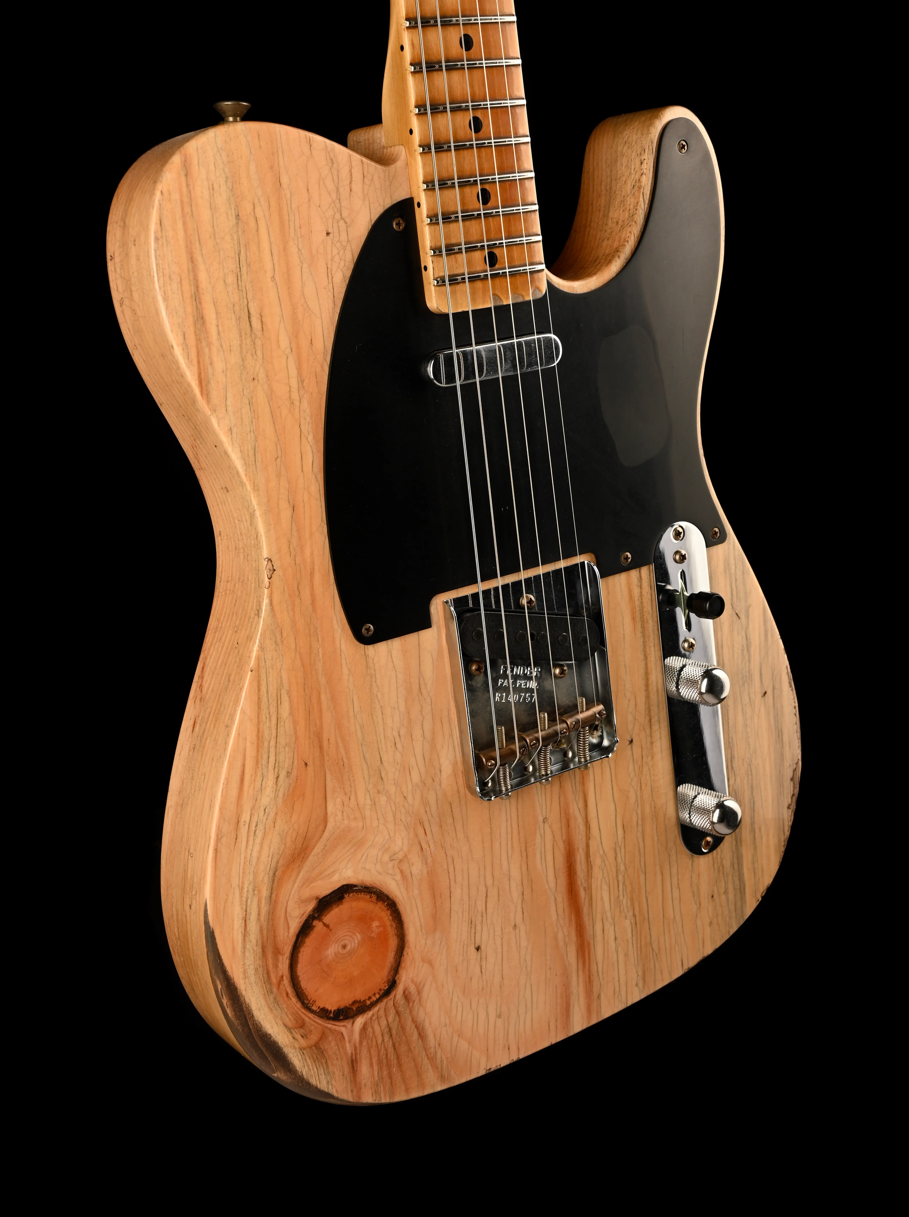 Fender Custom Shop Exotic 1952 Telecaster Sugarpine Relic Natural With Case - Image 10