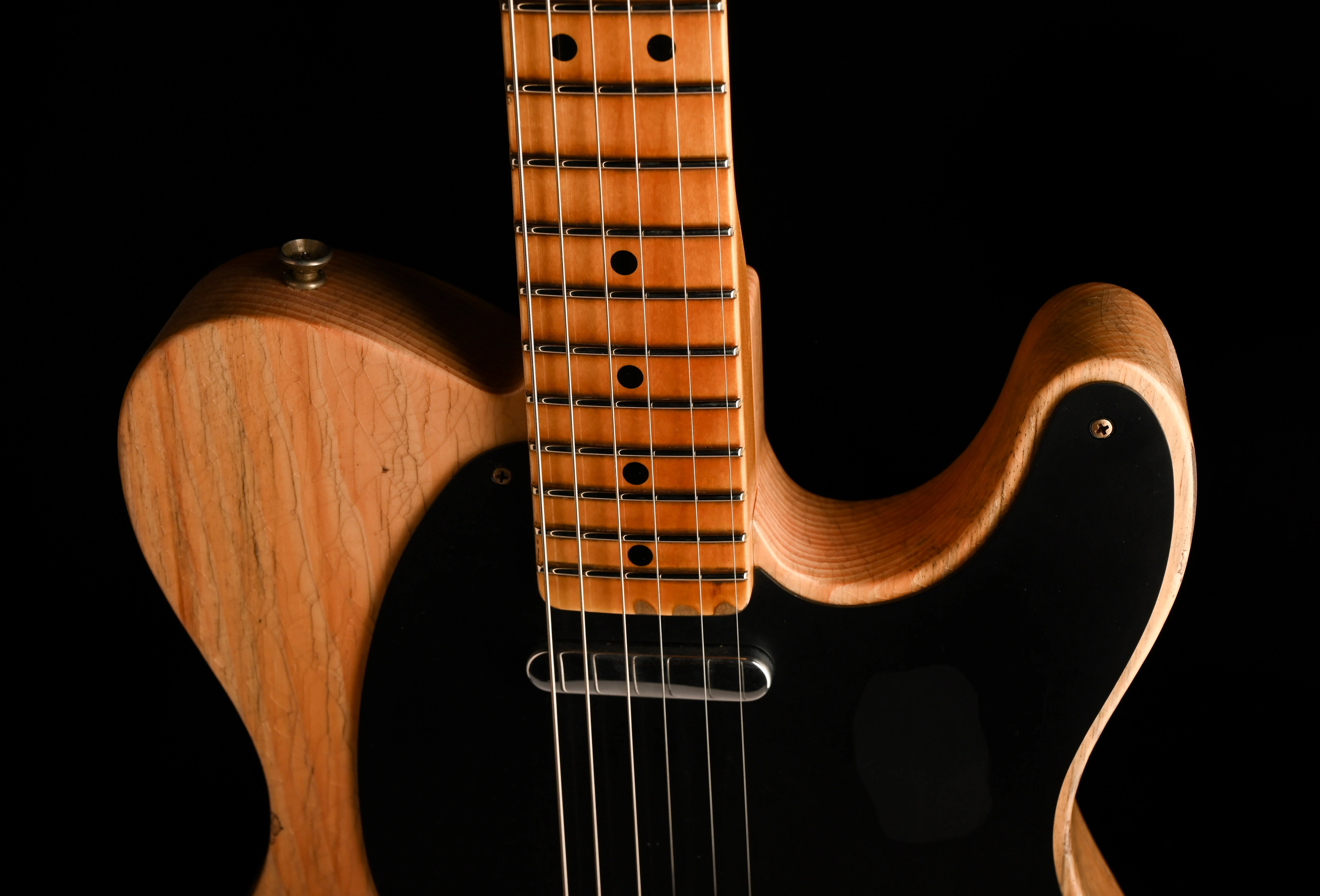 Fender Custom Shop Exotic 1952 Telecaster Sugarpine Relic Natural With Case - Image 3