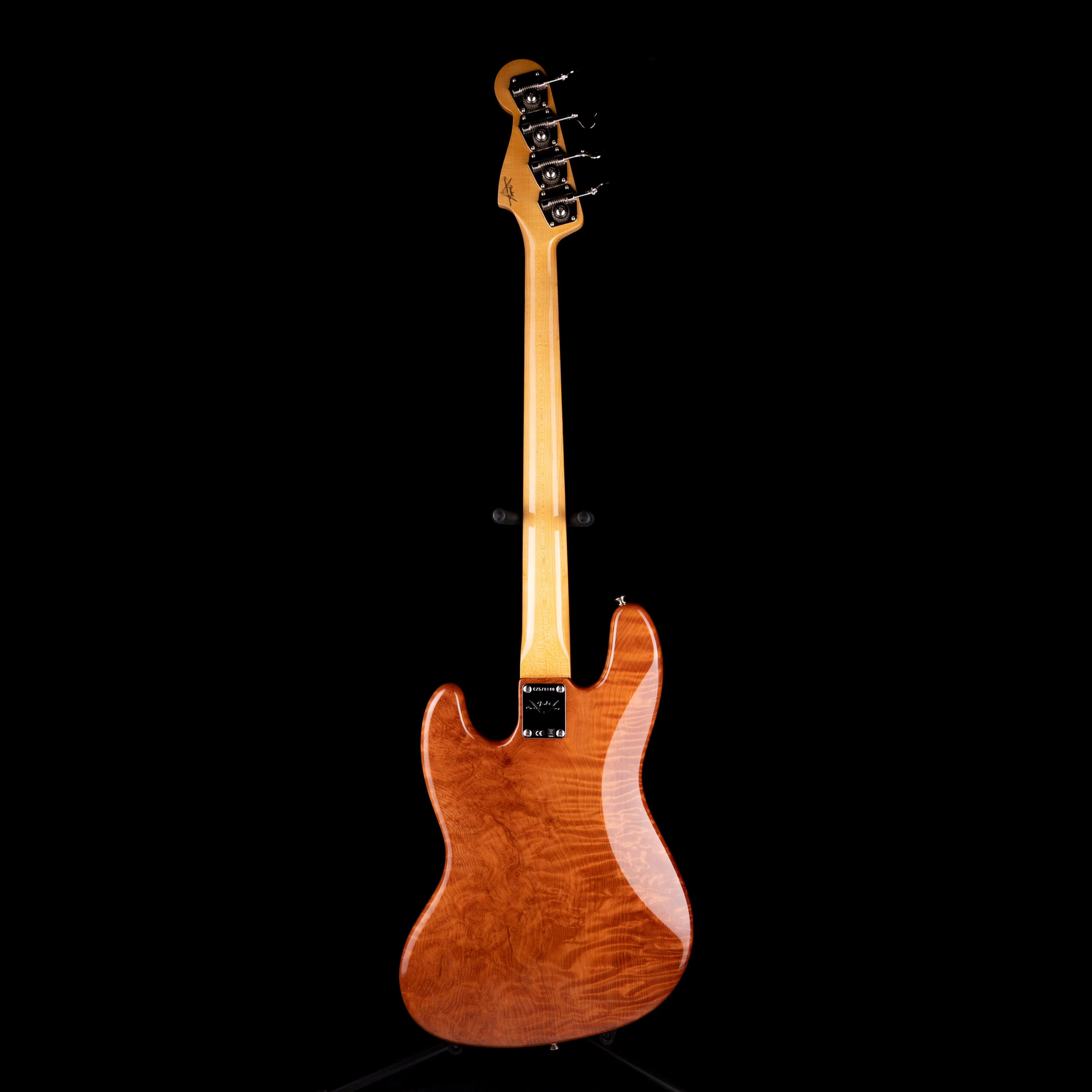 Fender Custom Shop Exotic 1960 Jazz Bass Redwood NOS Natural With Case - Image 9