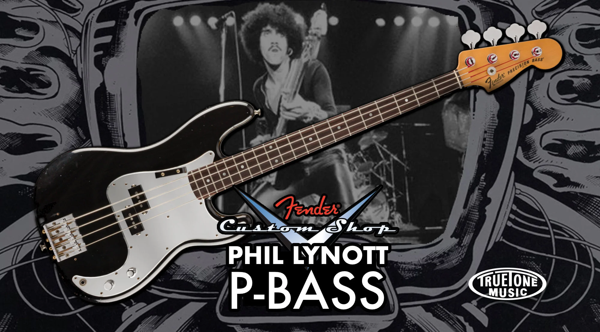 Fender Custom Shop Limited Edition Phil Lynott Precision Bass Masterbuilt by John Cruz PRE-ORDER - Image 12