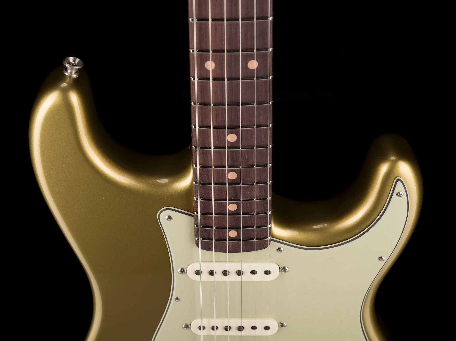 Fender Custom Shop Johnny A. Signature Stratocaster Time Capsule Lydian Gold Metallic - Blemished - Image 3