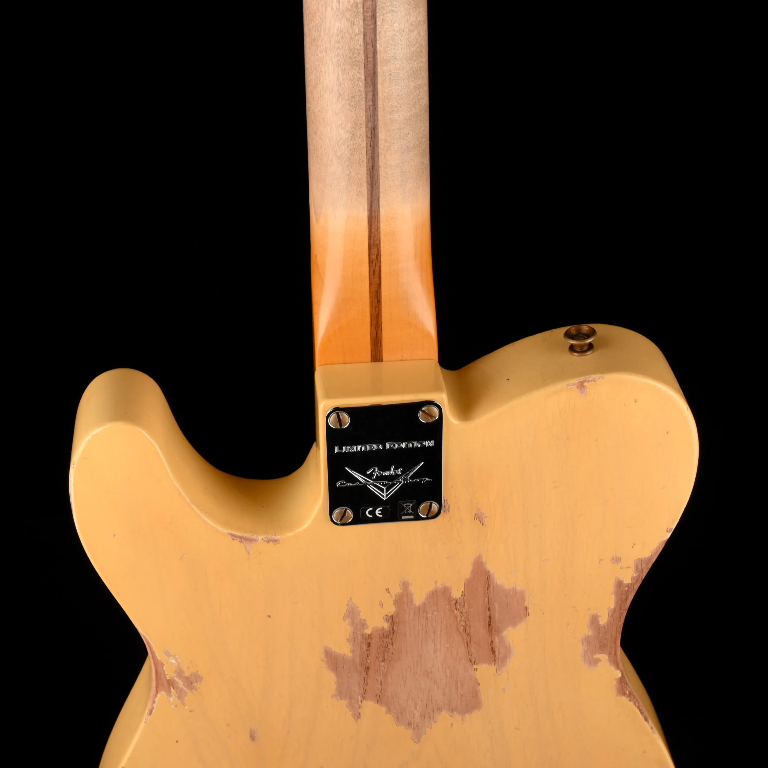 Fender Custom Shop Limited Edition 1951 Telecaster HS Heavy Relic Faded Aged Nocaster Blonde - Image 10