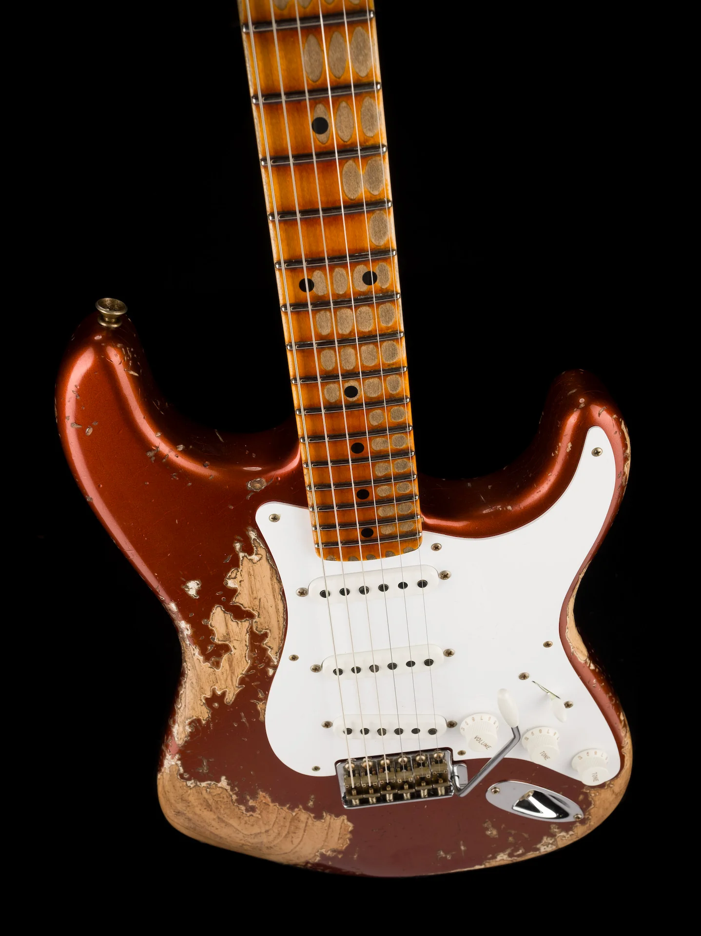 Fender Custom Shop Limited Edition 1954 Stratocaster Super Heavy Relic Burnt Copper - Image 4