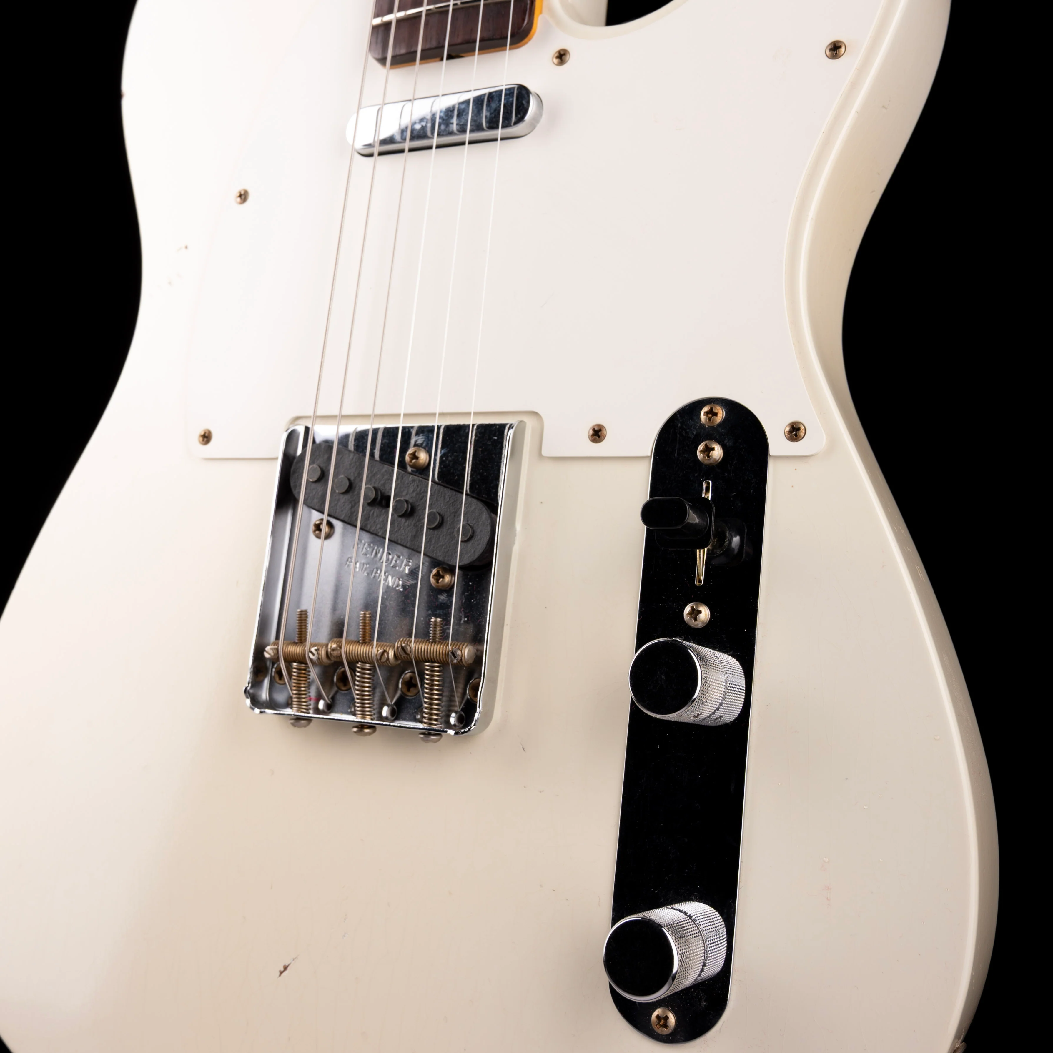 Fender Custom Shop 1959 Telecaster Journeyman Relic Aged Olympic White - Image 8
