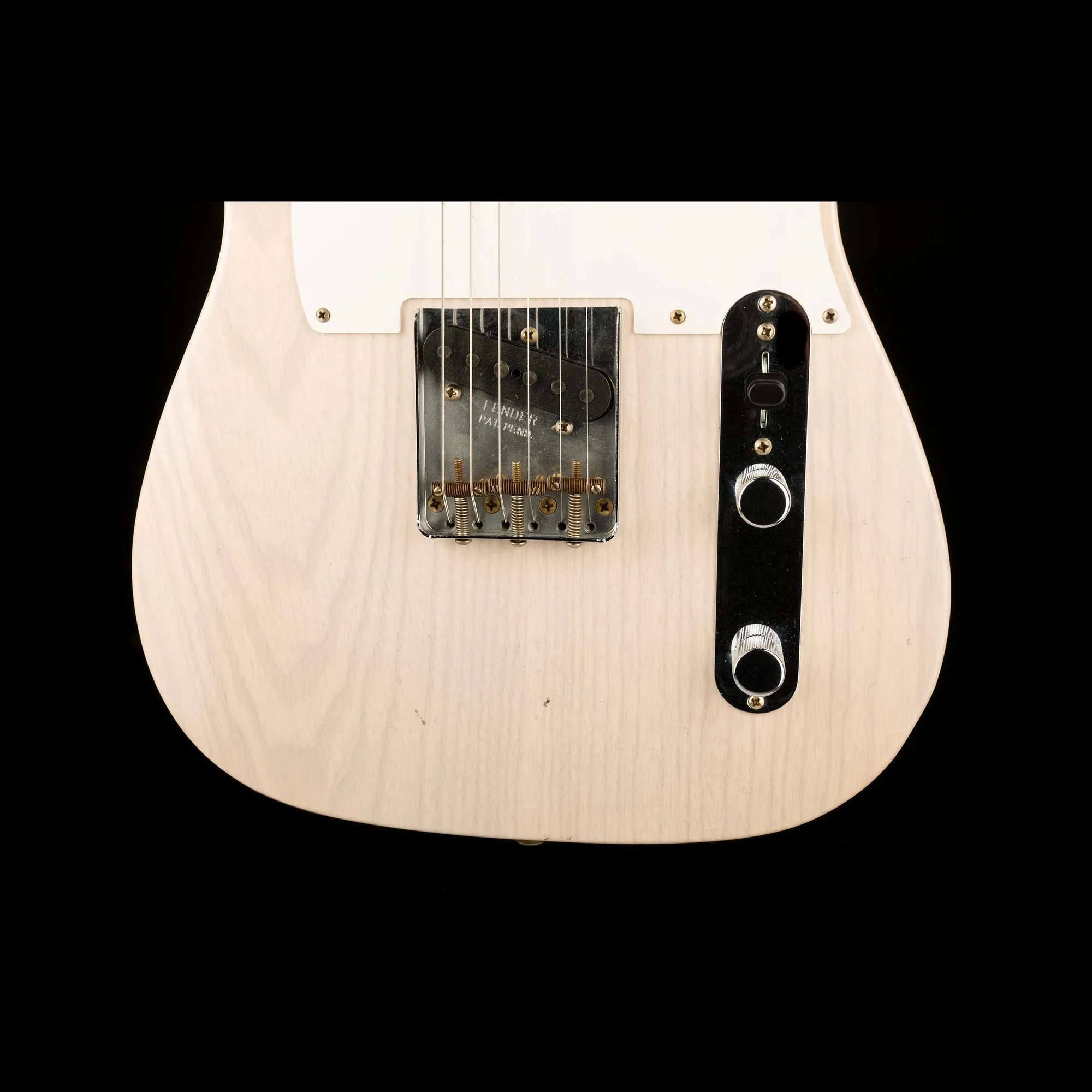 Fender Custom Shop Limited Edition 1959 Telecaster Journeyman Relic Aged White Blonde With Case - Image 5