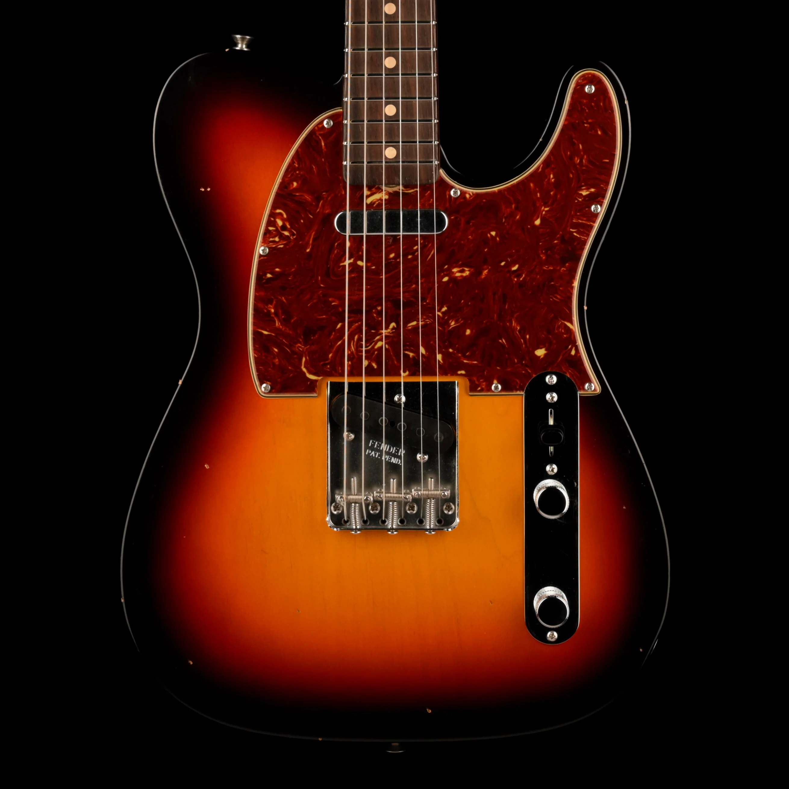 Fender Custom Shop Limited Edition 1963 Telecaster Journeyman Relic Aged 3-Tone Sunburst With Case