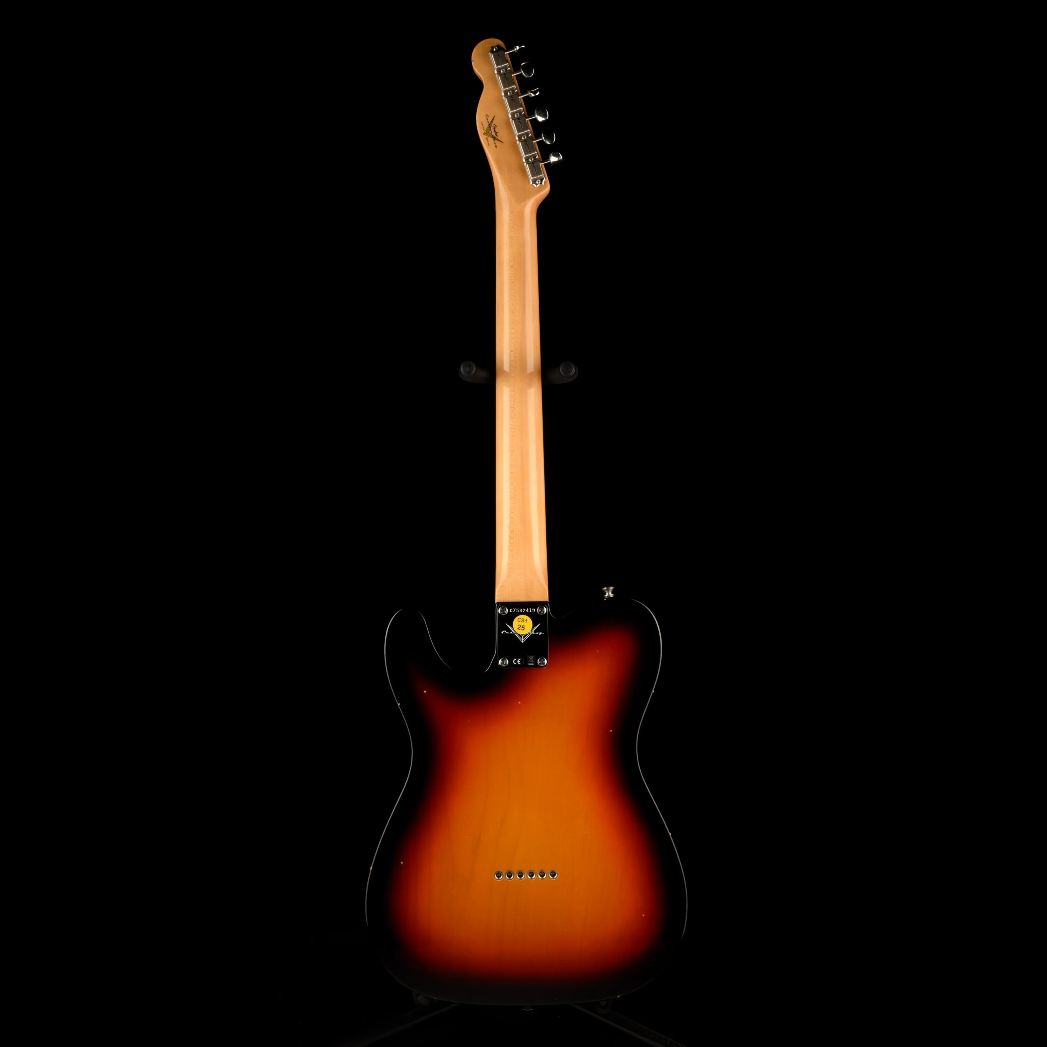Fender Custom Shop Limited Edition 1963 Telecaster Journeyman Relic Aged 3-Tone Sunburst With Case - Image 9