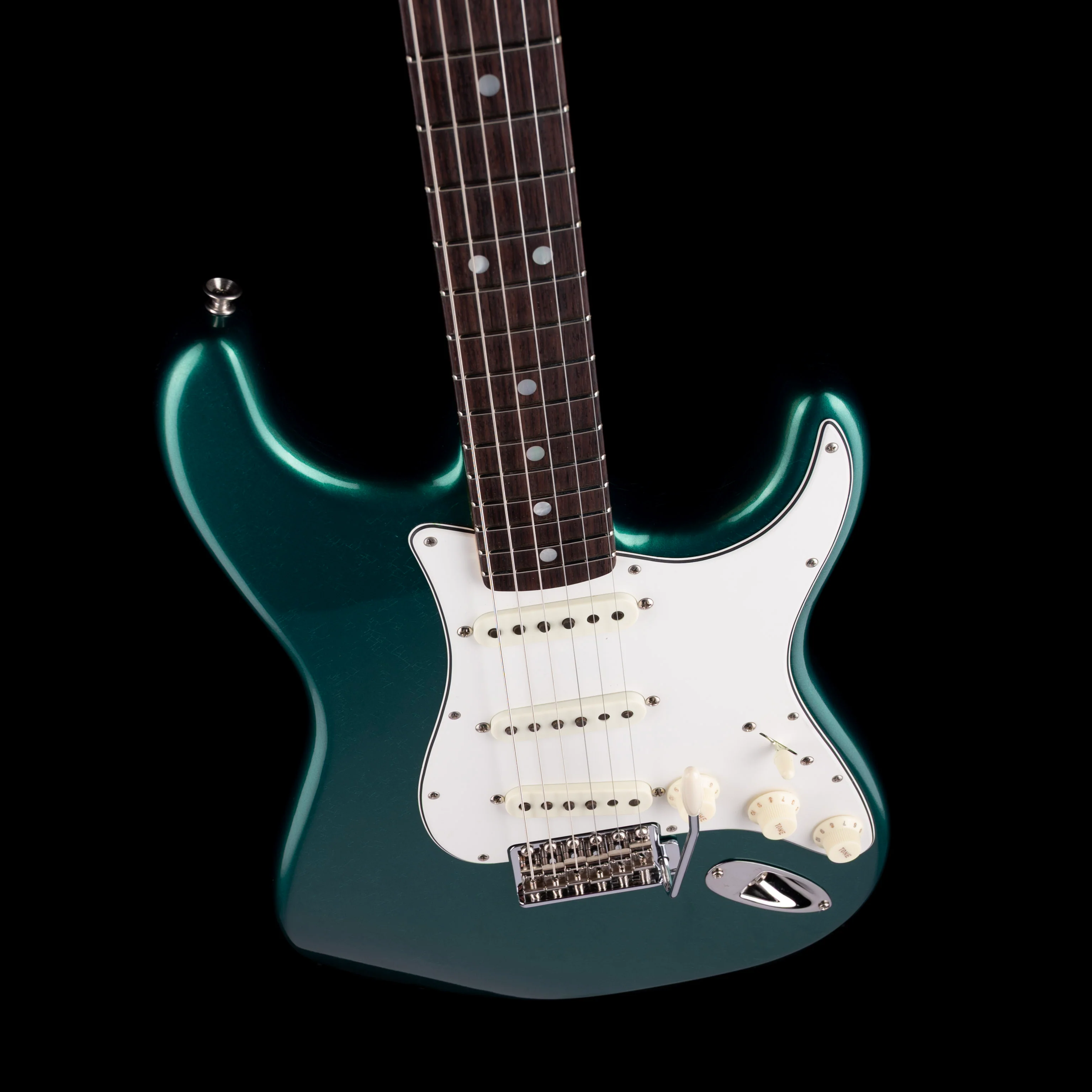Fender Custom Shop 1965 Stratocaster Deluxe Closet Classic British Racing Green - Image 3