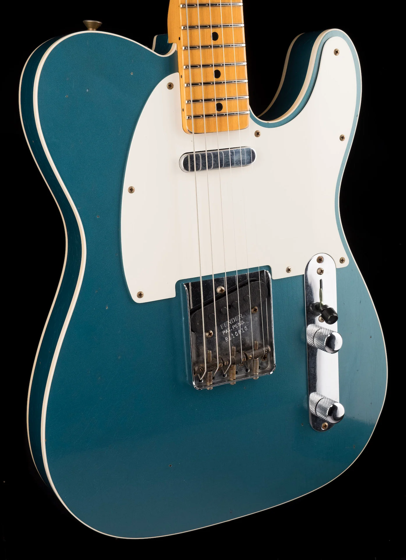 Fender Custom Shop Limited Edition 50's Twisted Telecaster Custom Journeyman Relic Aged Ocean Turquoise - Image 10