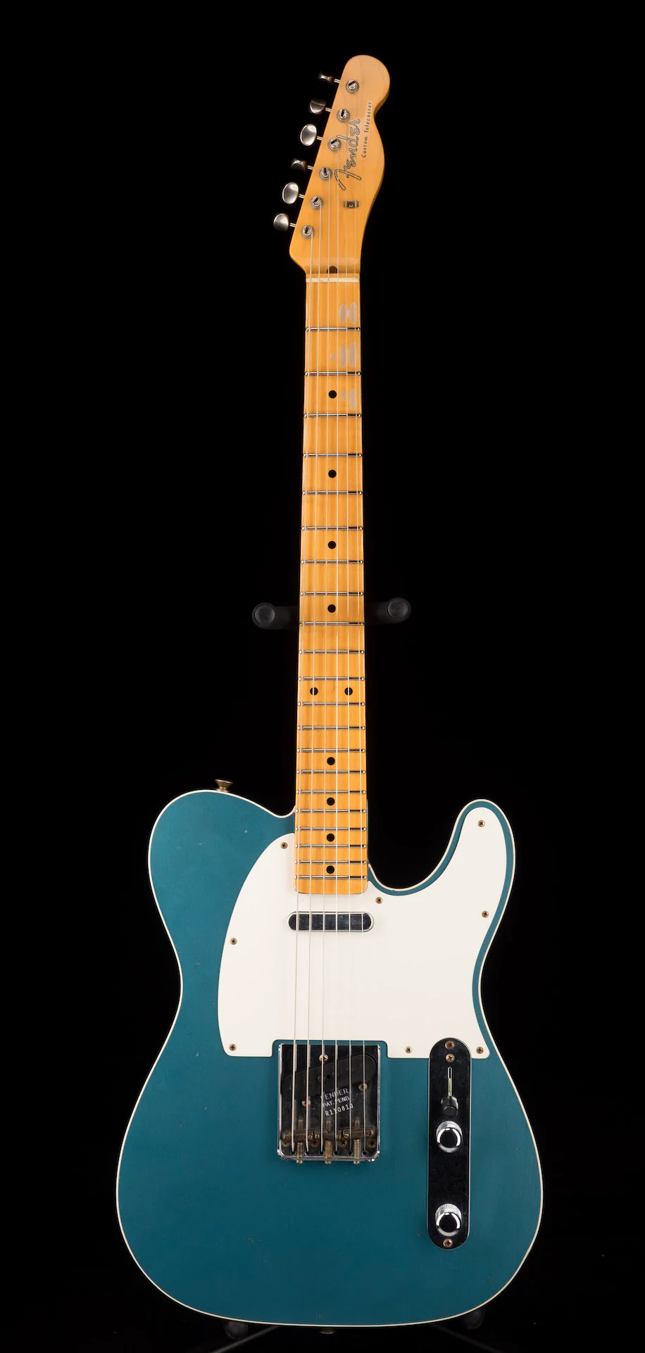 Fender Custom Shop Limited Edition 50's Twisted Telecaster Custom Journeyman Relic Aged Ocean Turquoise - Image 2