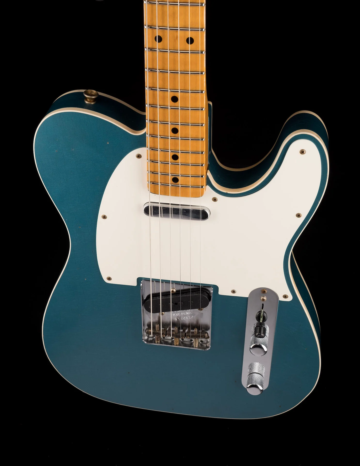 Fender Custom Shop Limited Edition 50's Twisted Telecaster Custom Journeyman Relic Aged Ocean Turquoise - Image 4