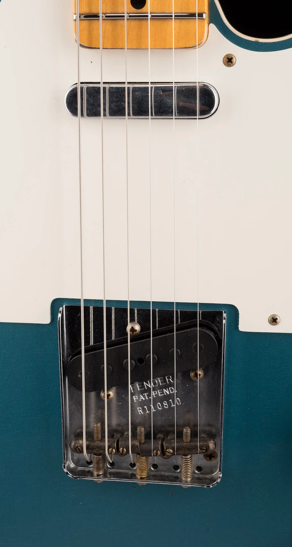 Fender Custom Shop Limited Edition 50's Twisted Telecaster Custom Journeyman Relic Aged Ocean Turquoise - Image 7