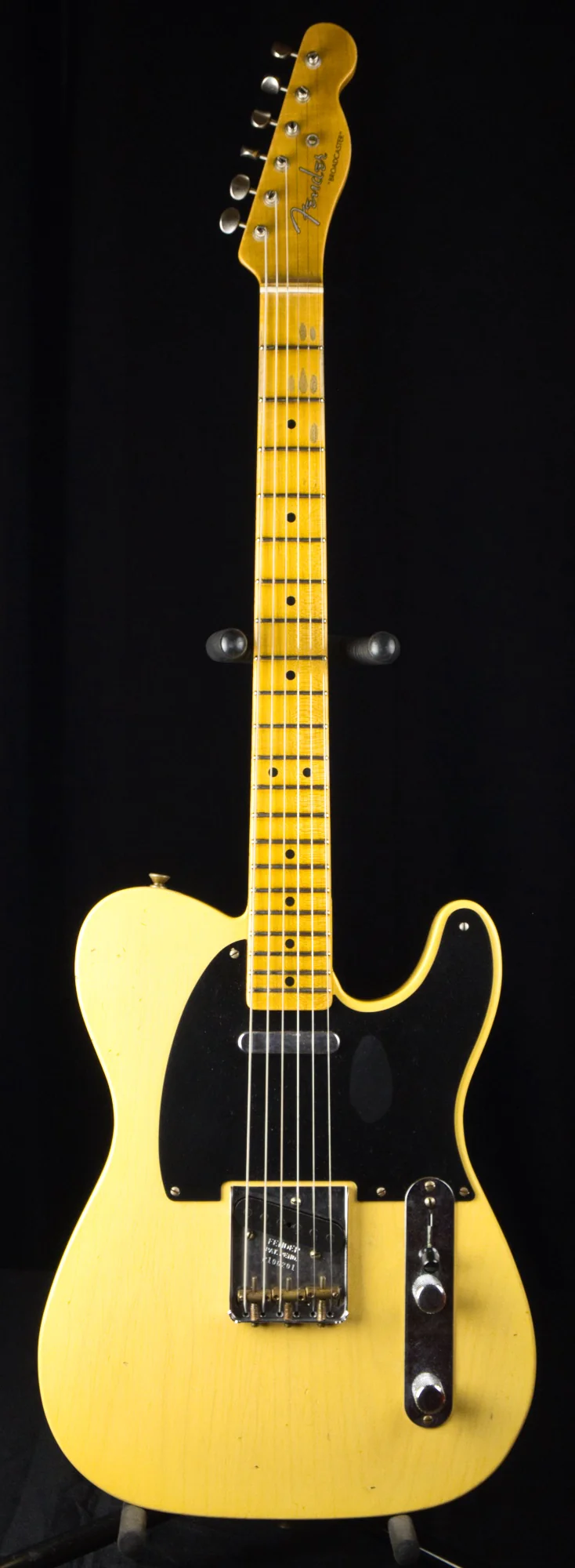 Fender Custom Shop Limited Edition 70th Anniversary 1950 Broadcaster Journeyman Relic Nocaster Blonde Electric Guitar With Case - Image 2