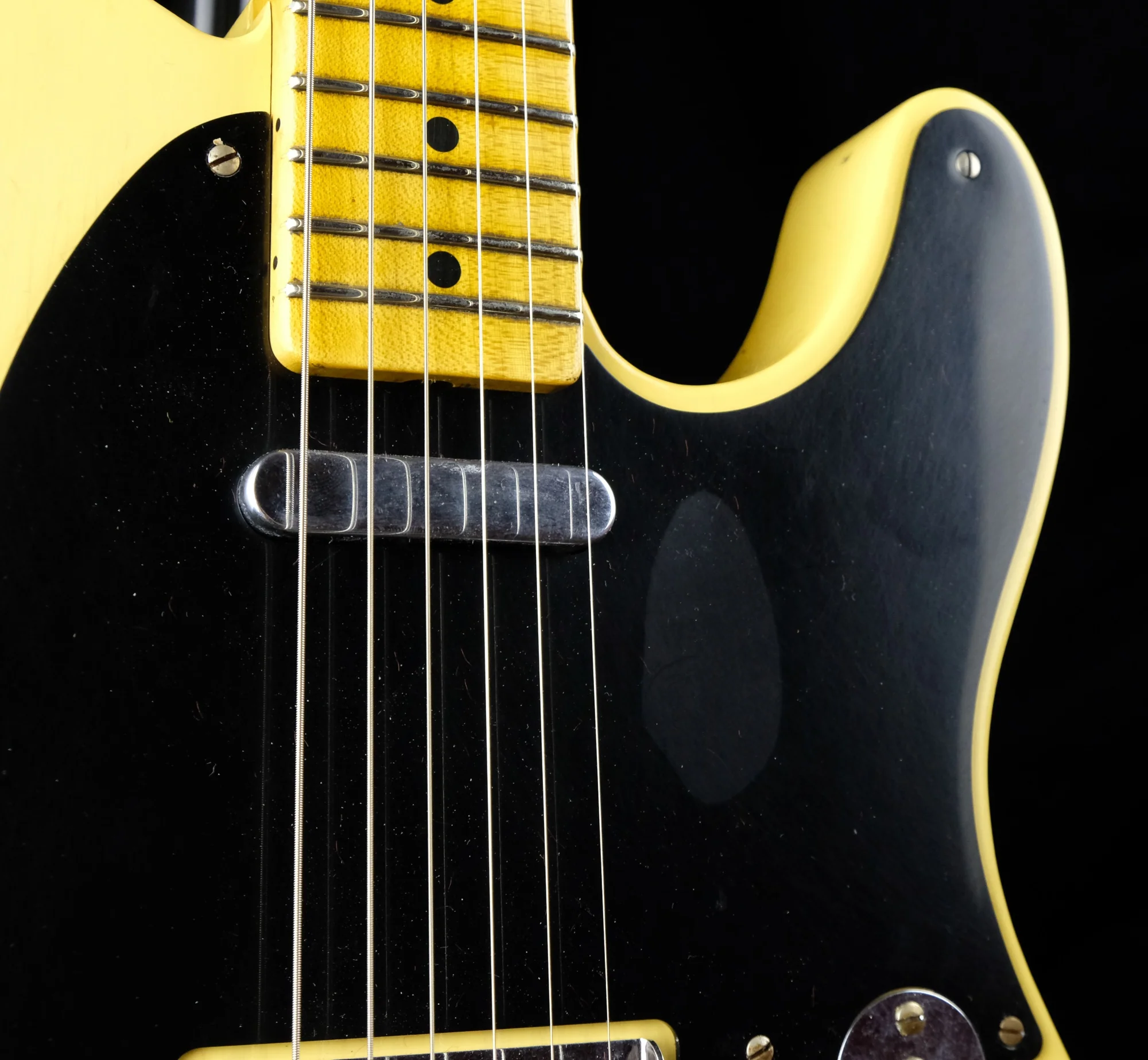 Fender Custom Shop Limited Edition 70th Anniversary 1950 Broadcaster Journeyman Relic Nocaster Blonde Electric Guitar With Case - Image 6