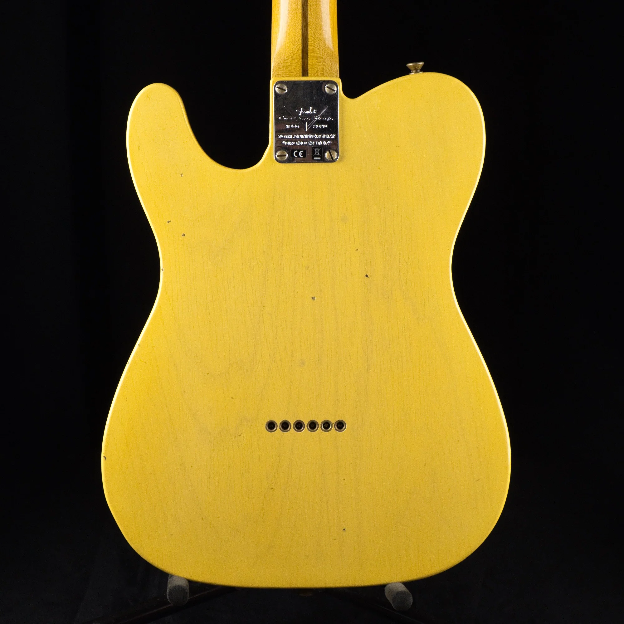 Fender Custom Shop Limited Edition 70th Anniversary 1950 Broadcaster Journeyman Relic Nocaster Blonde Electric Guitar With Case - Image 8