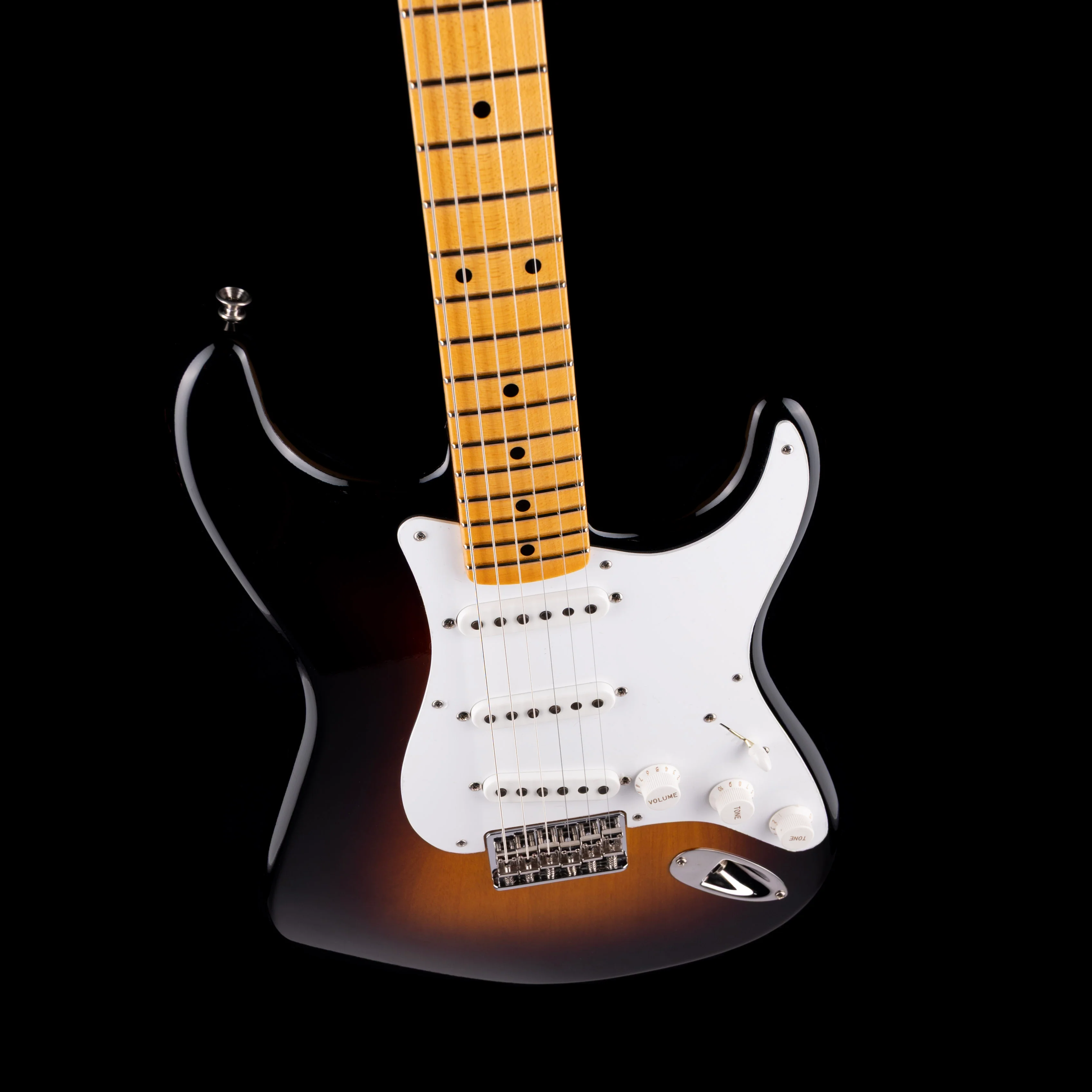 Fender Custom Shop Limited Edition 70th Anniversary 1954 Stratocaster Hardtail Time Capsule Wide Fade 2-Tone Sunburst - Image 3